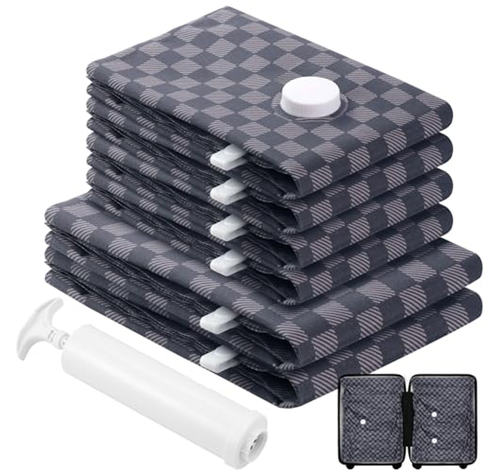 6 Pack Vacuum Storage Bags with Hand Pump