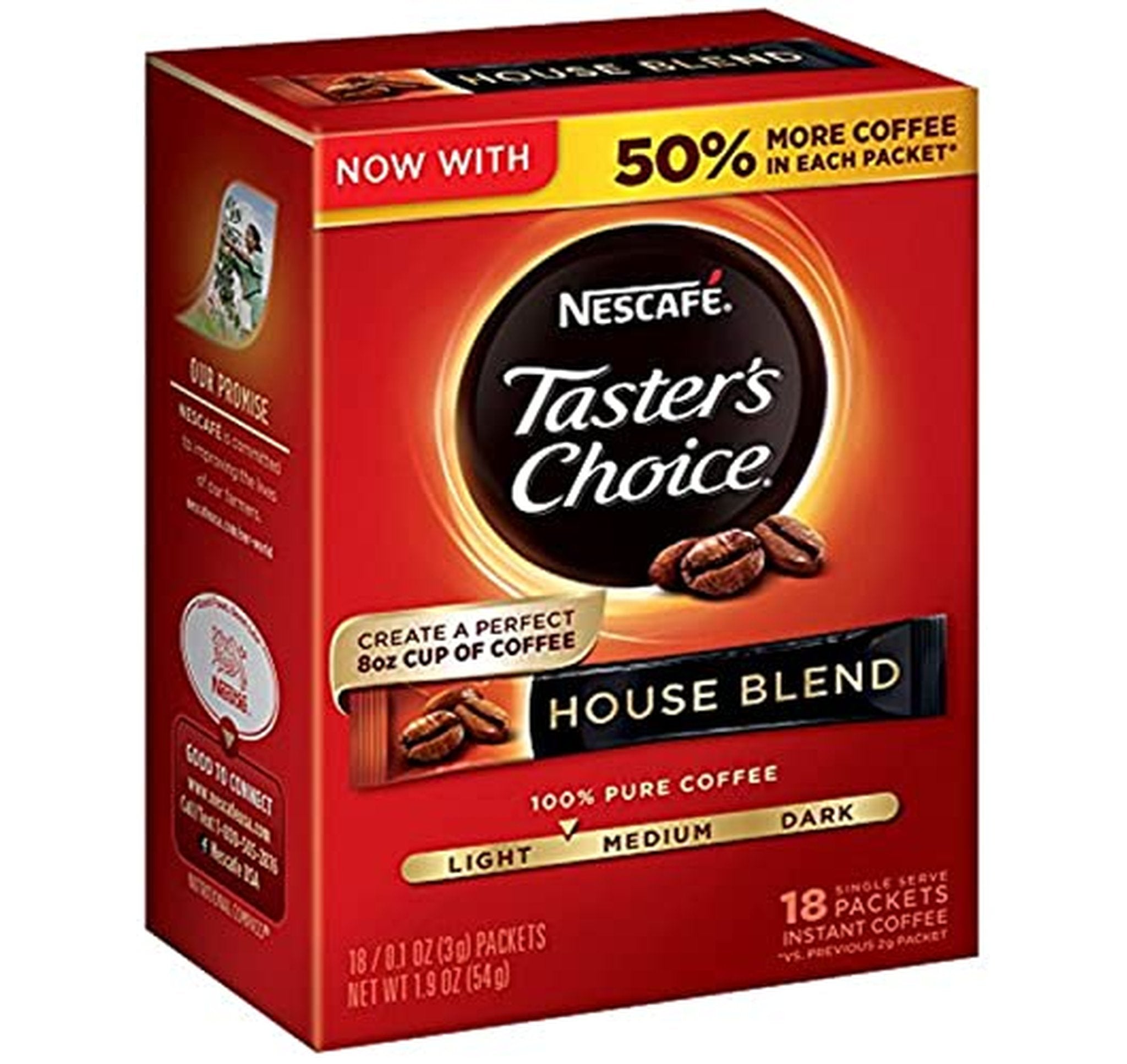 18 Count Nescafe Taster's Choice House Blend Sticks