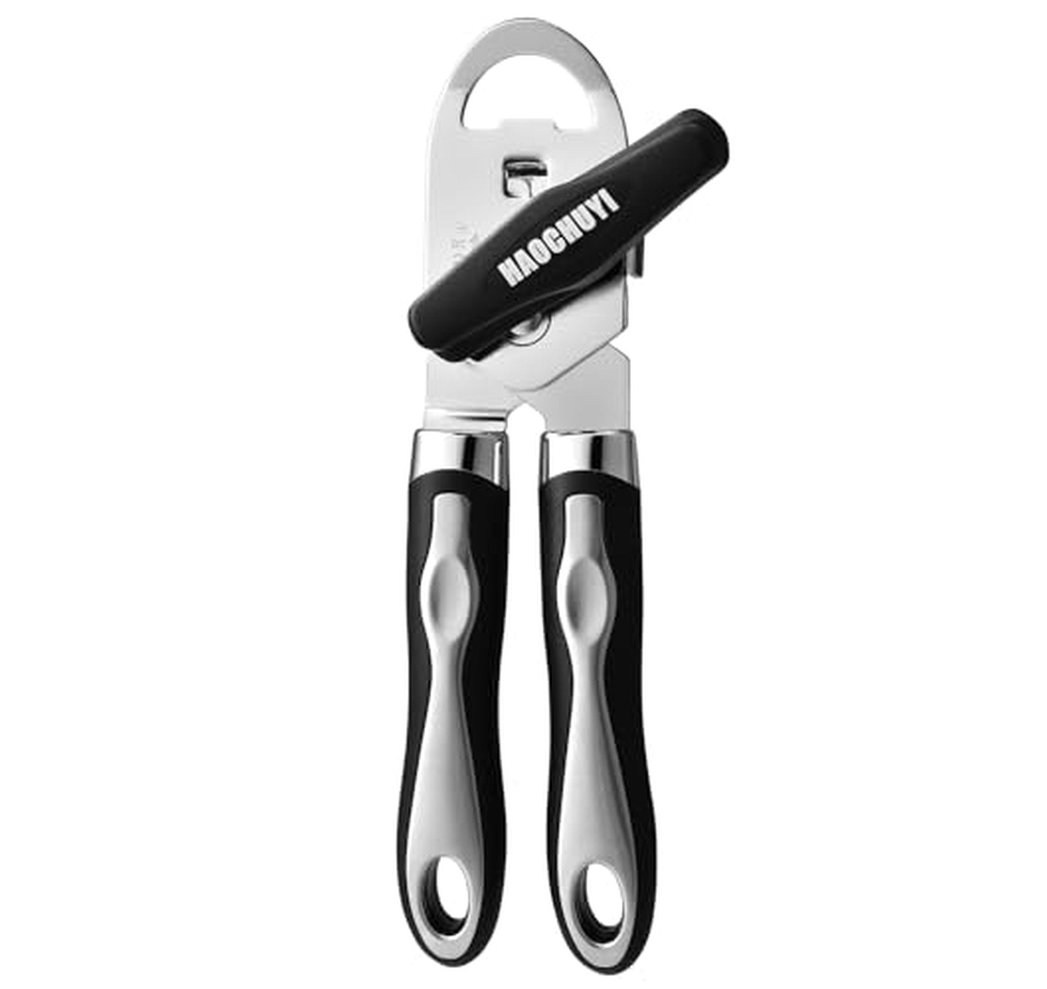 Manual Can and Bottle Opener with Stainless Steel Wheel