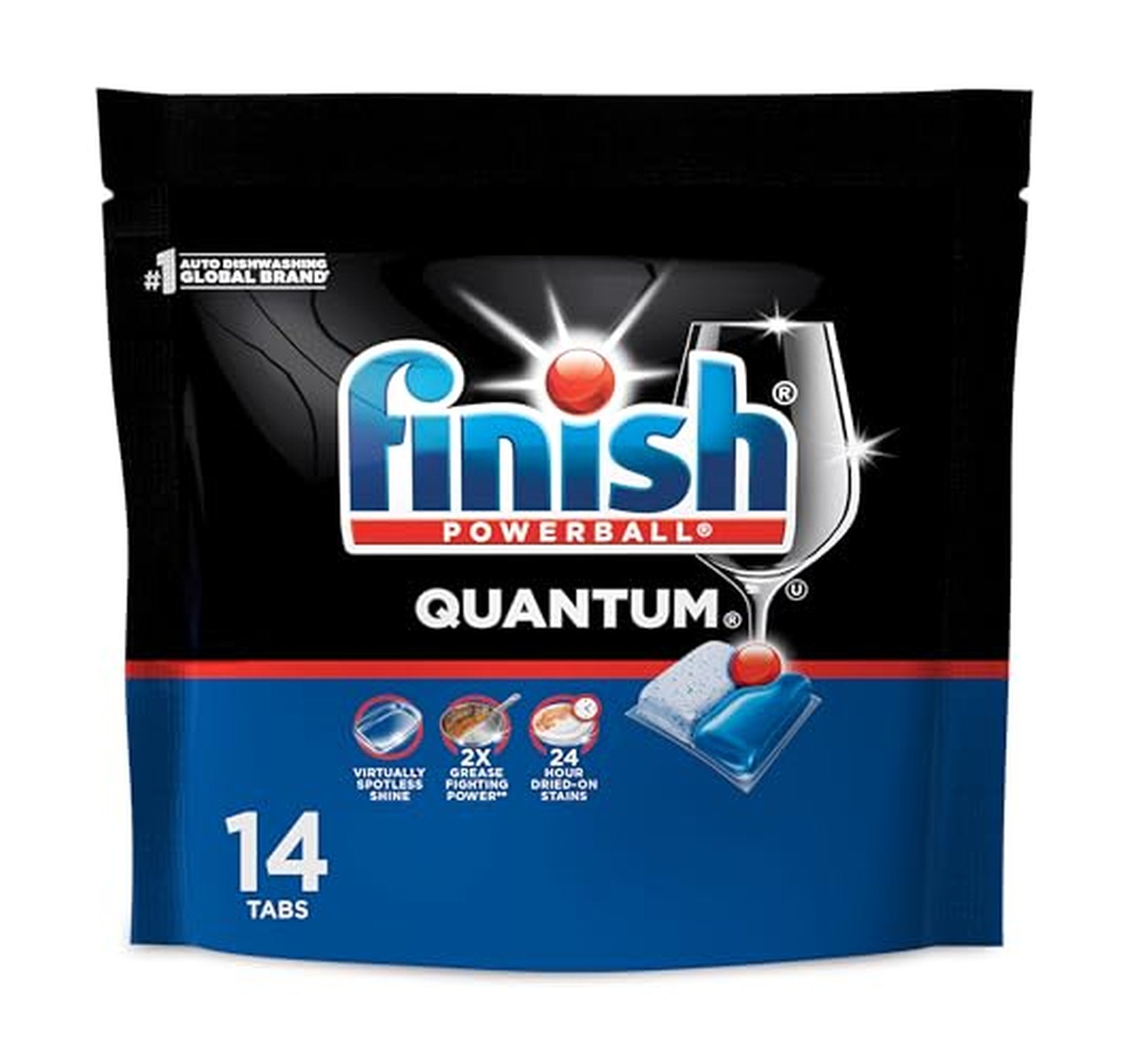 14 Count Finish Quantum Dishwasher Detergent Pods