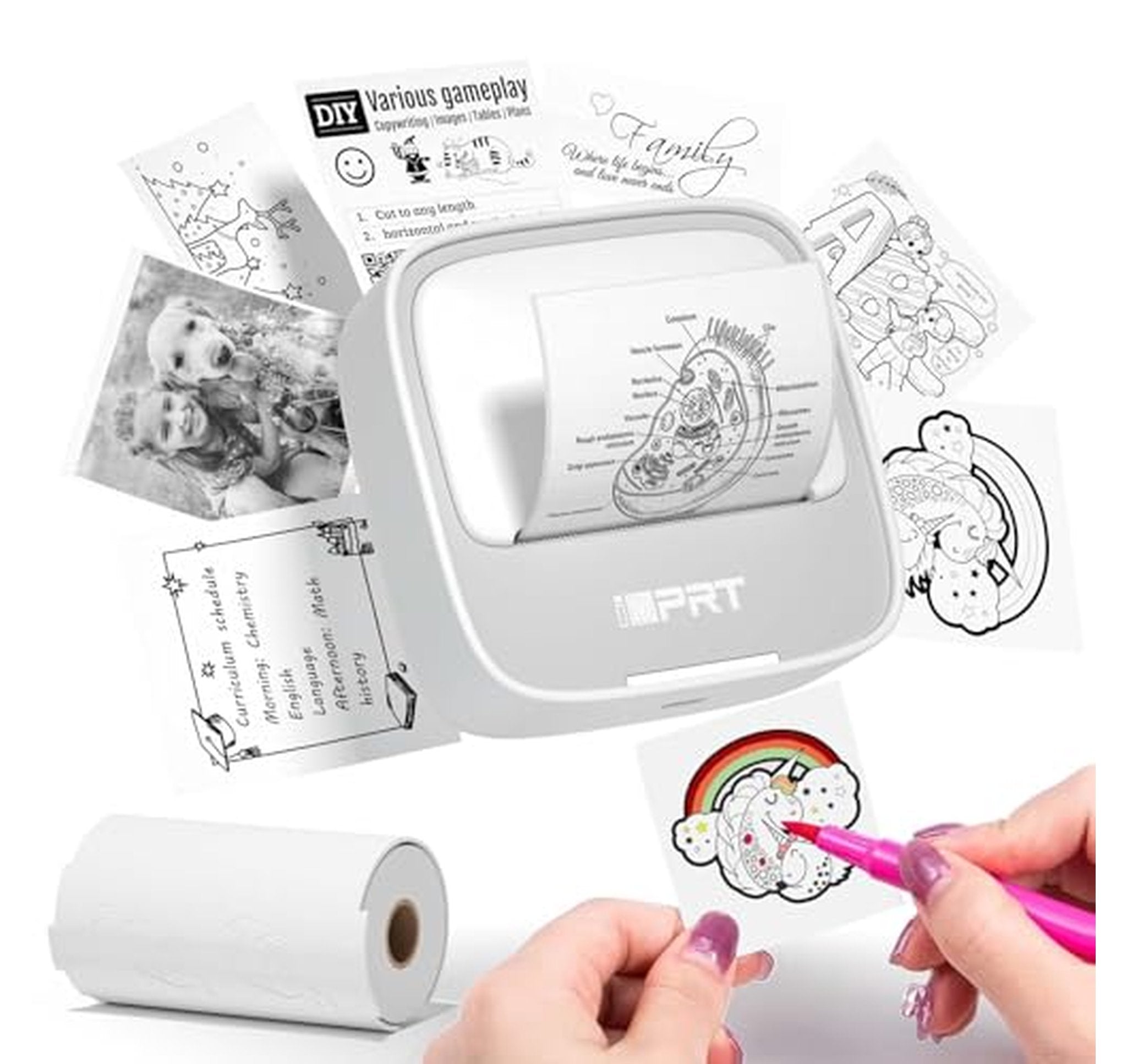 Bluetooth Portable Thermal Sticker Printer