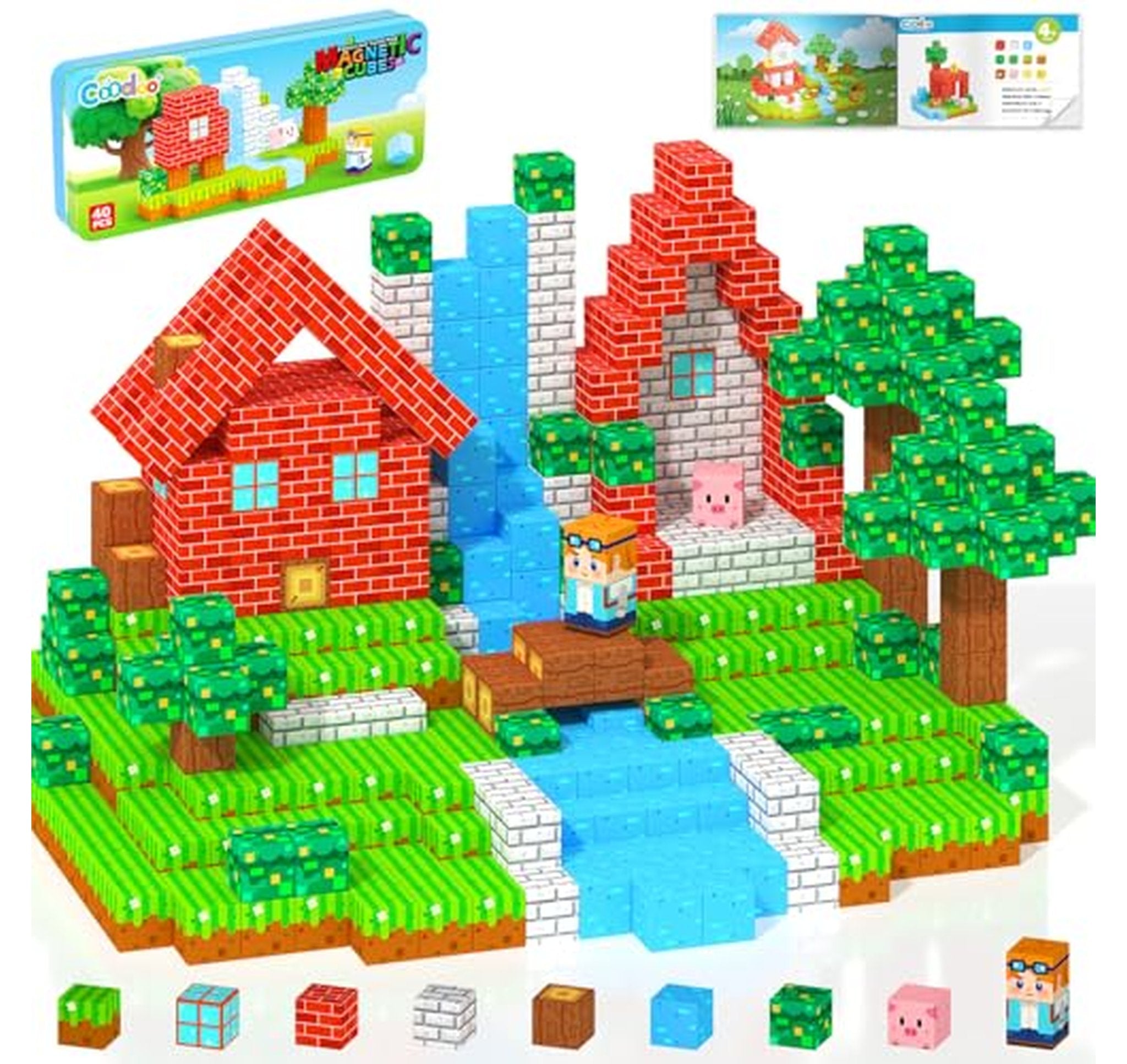 Magnetic Travel STEM Building Blocks Toy Set
