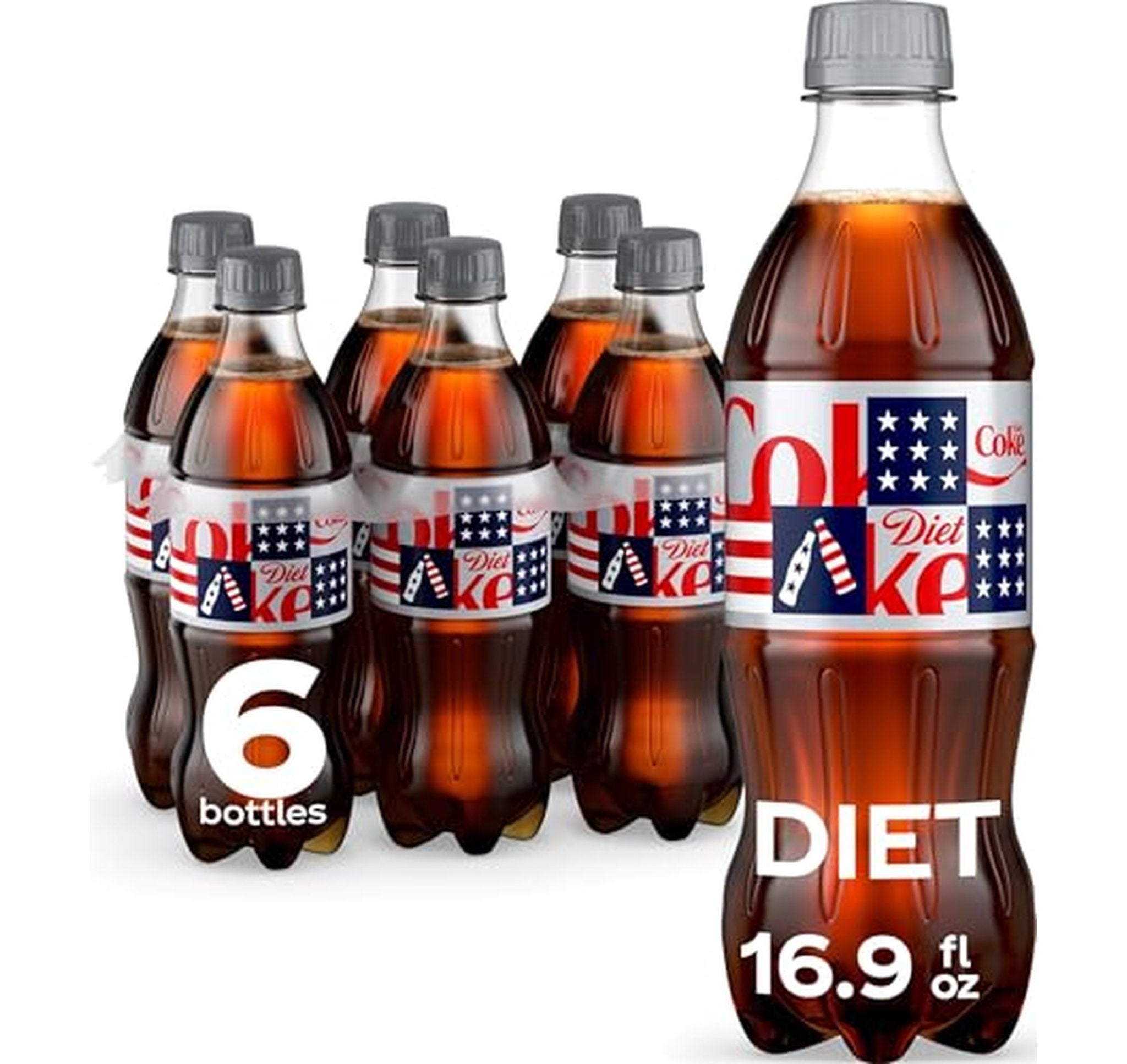 18 Pack Diet Coke 16.9 fl oz Bottles