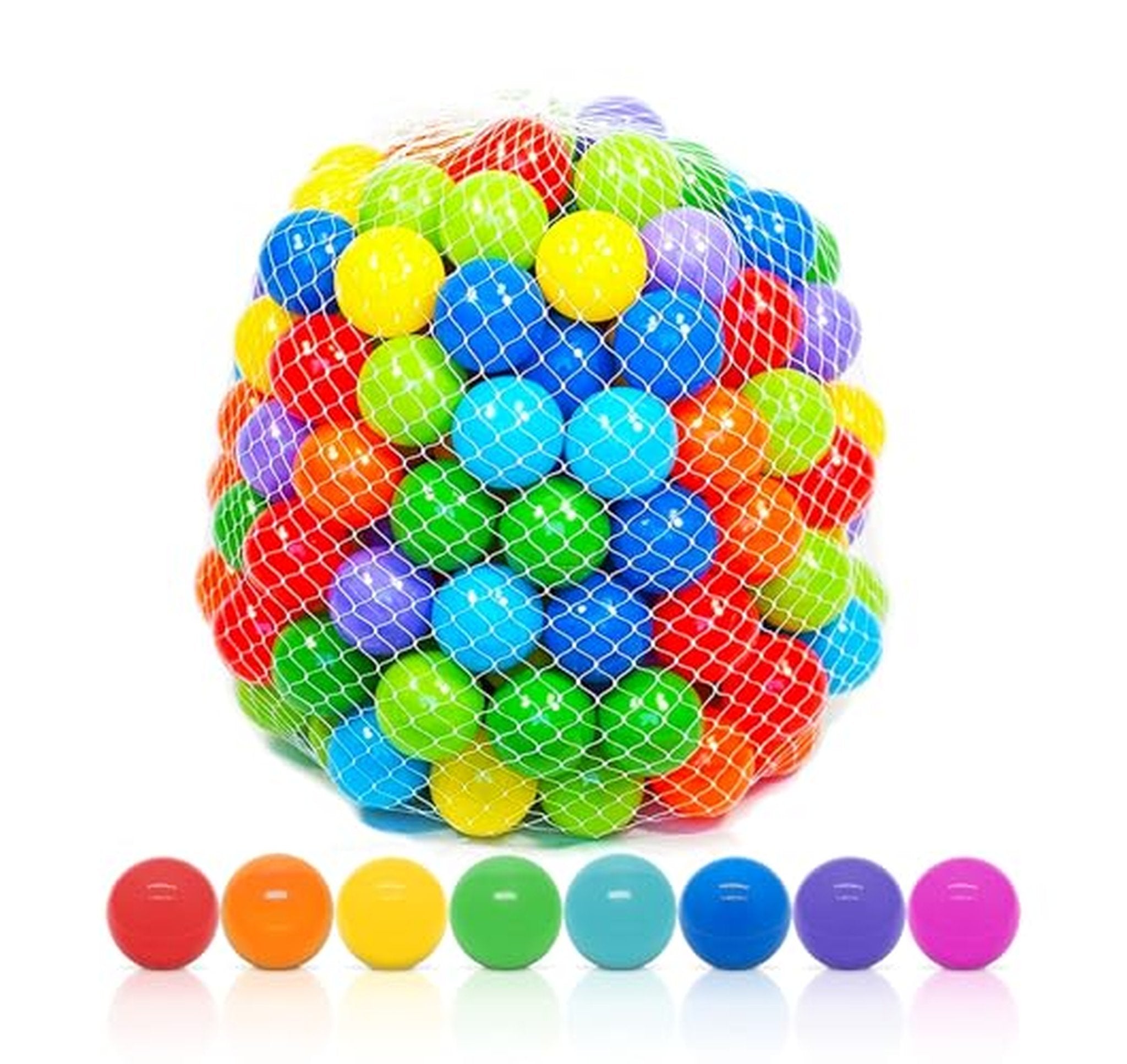50 Count Soft Plastic Crush-Proof Ball Pit Balls