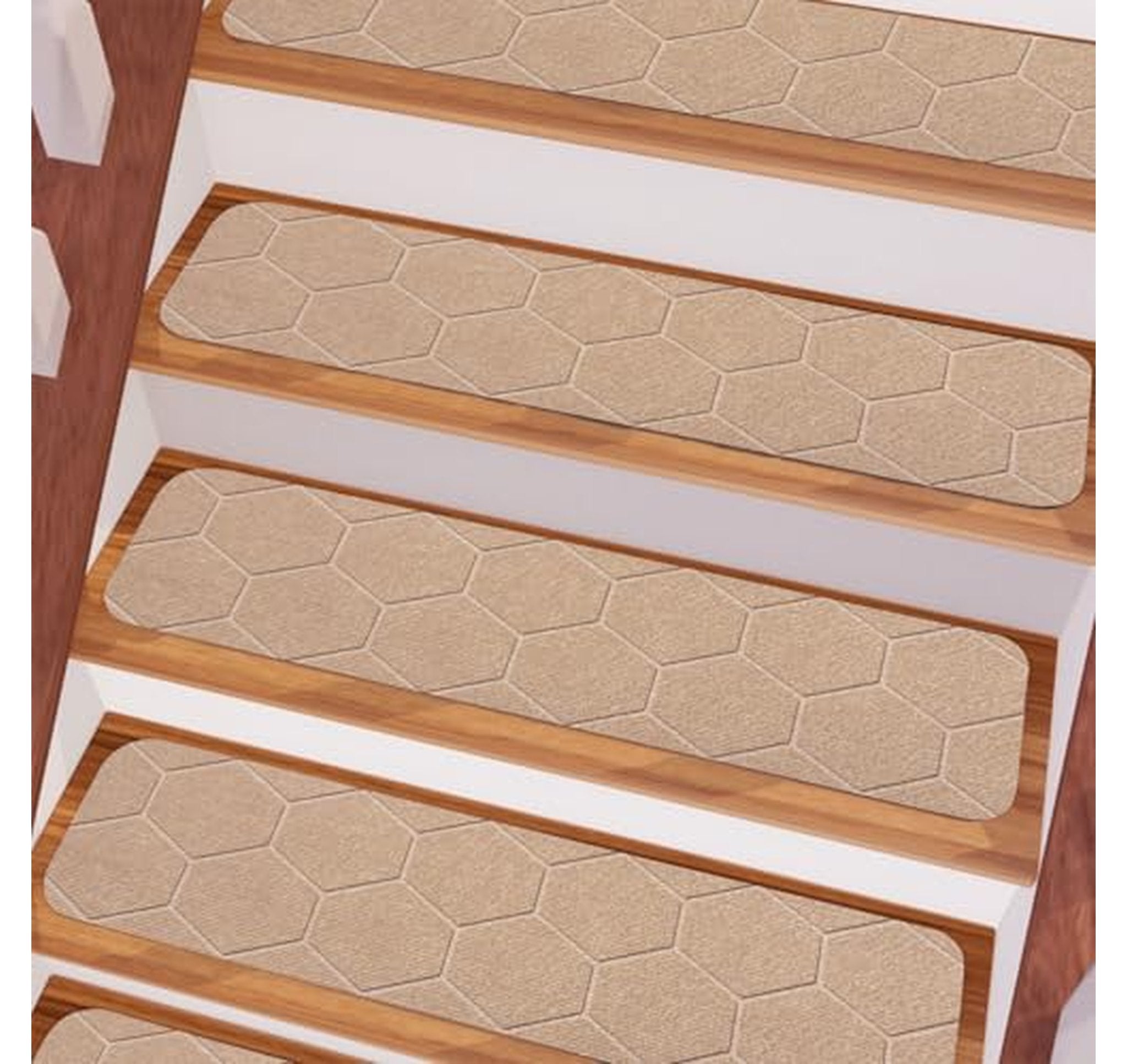 15 Pack Non Slip Indoor Stair Treads Rugs