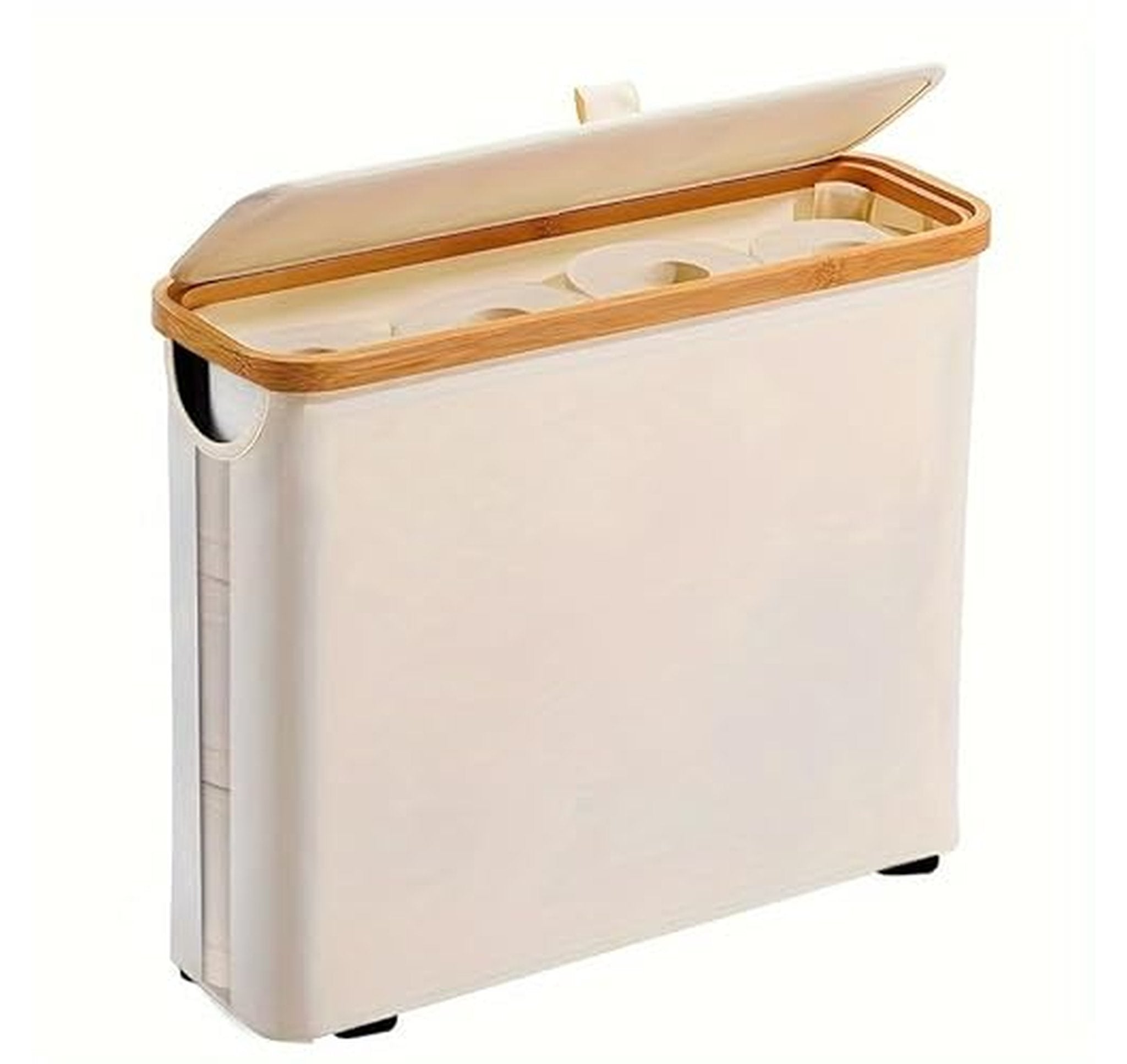 Toilet Paper Storage Basket with Lid Organizer
