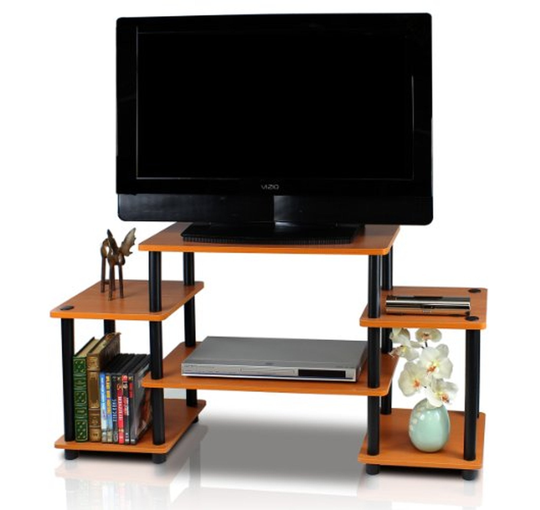 Furinno No-Tools Tube Entertainment Center Stand