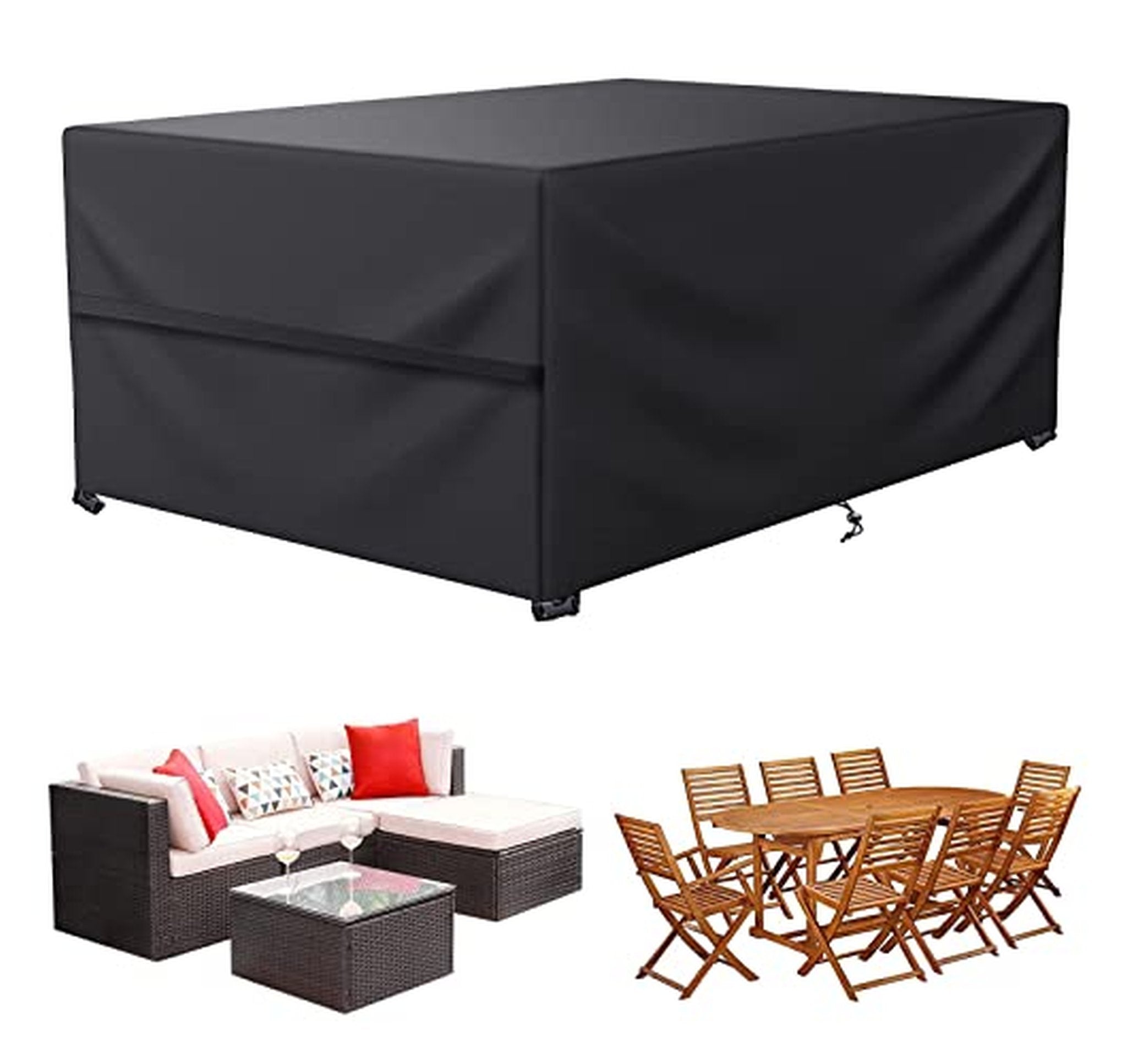 Waterproof Heavy Duty Outdoor Sectional Furniture Cover