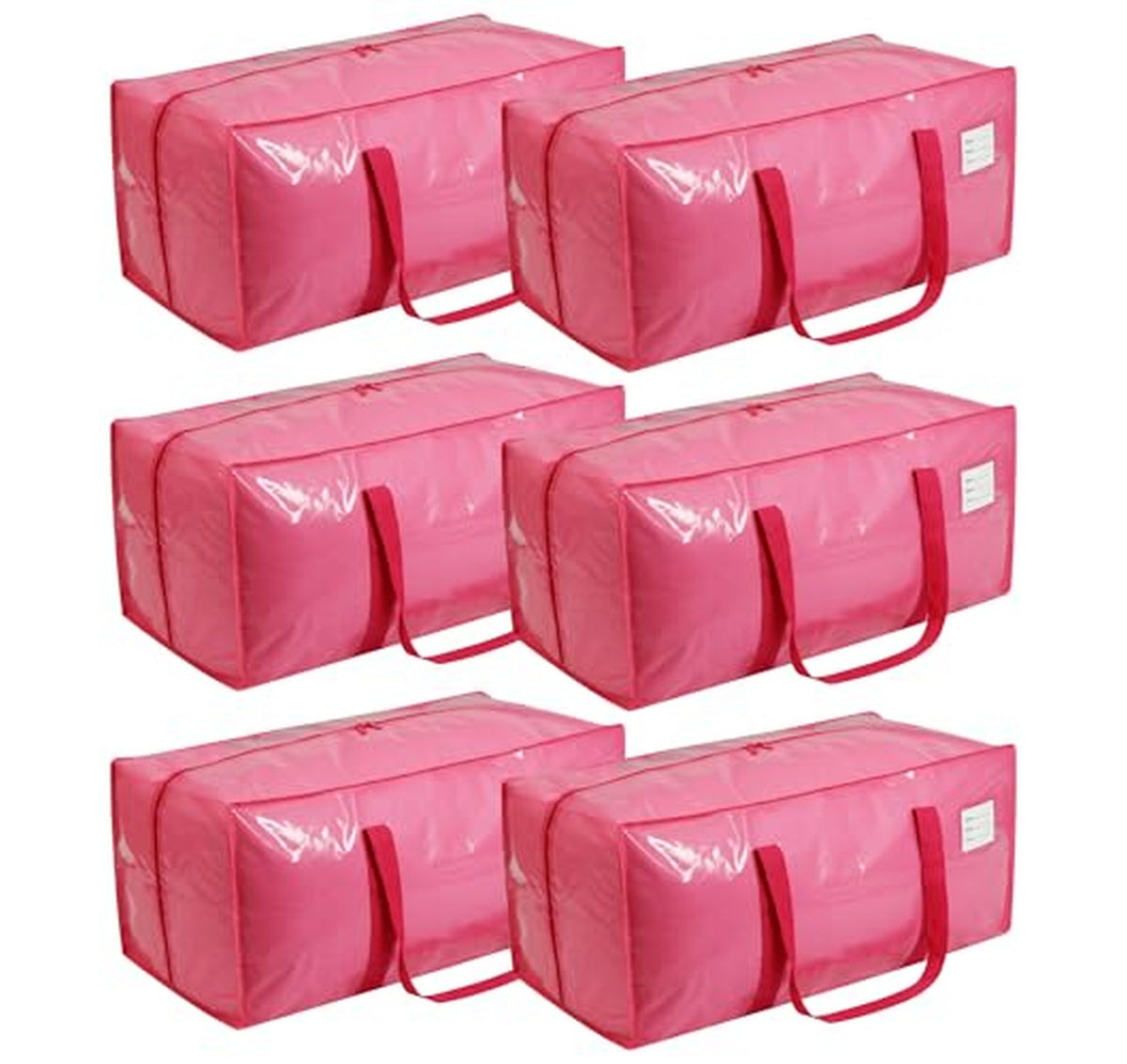 6 Pack Extra Heavy Duty Large Moving Storage Bags