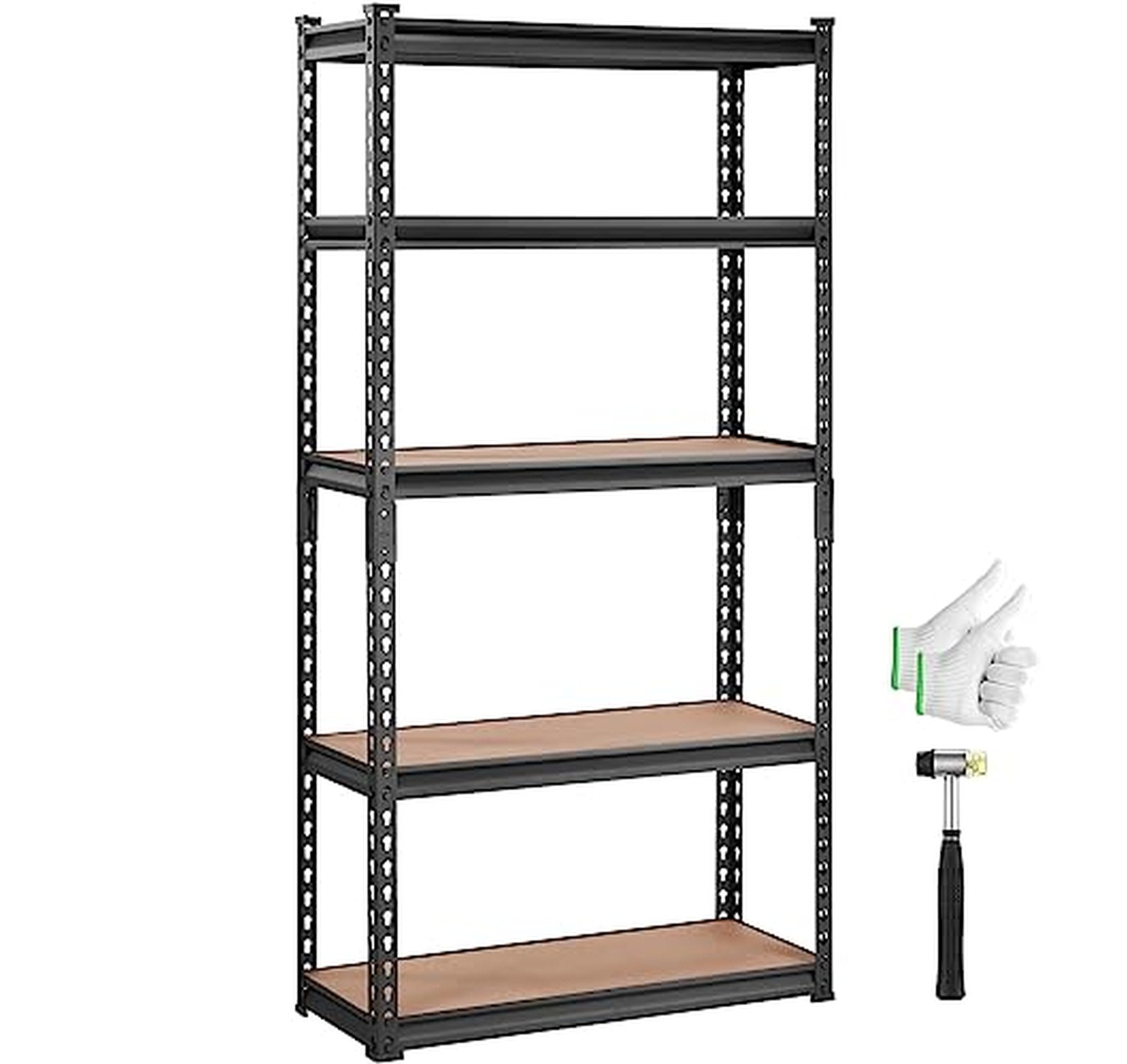 VEVOR 5-Tier Heavy Duty Metal Storage Shelving