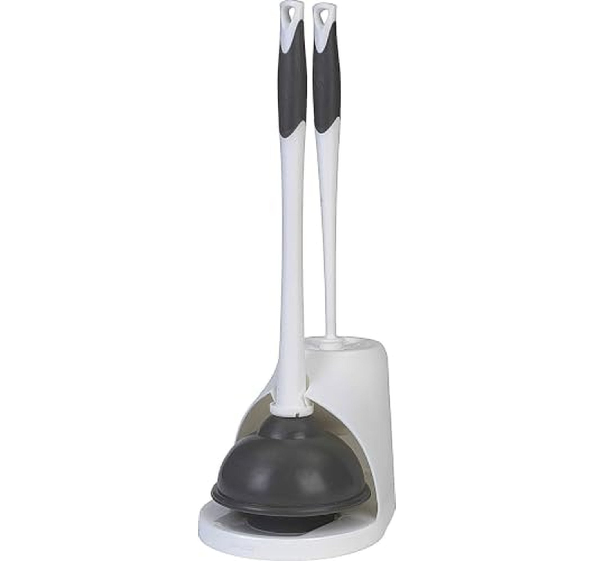 Clorox Toilet Plunger and Brush Set with Holder
