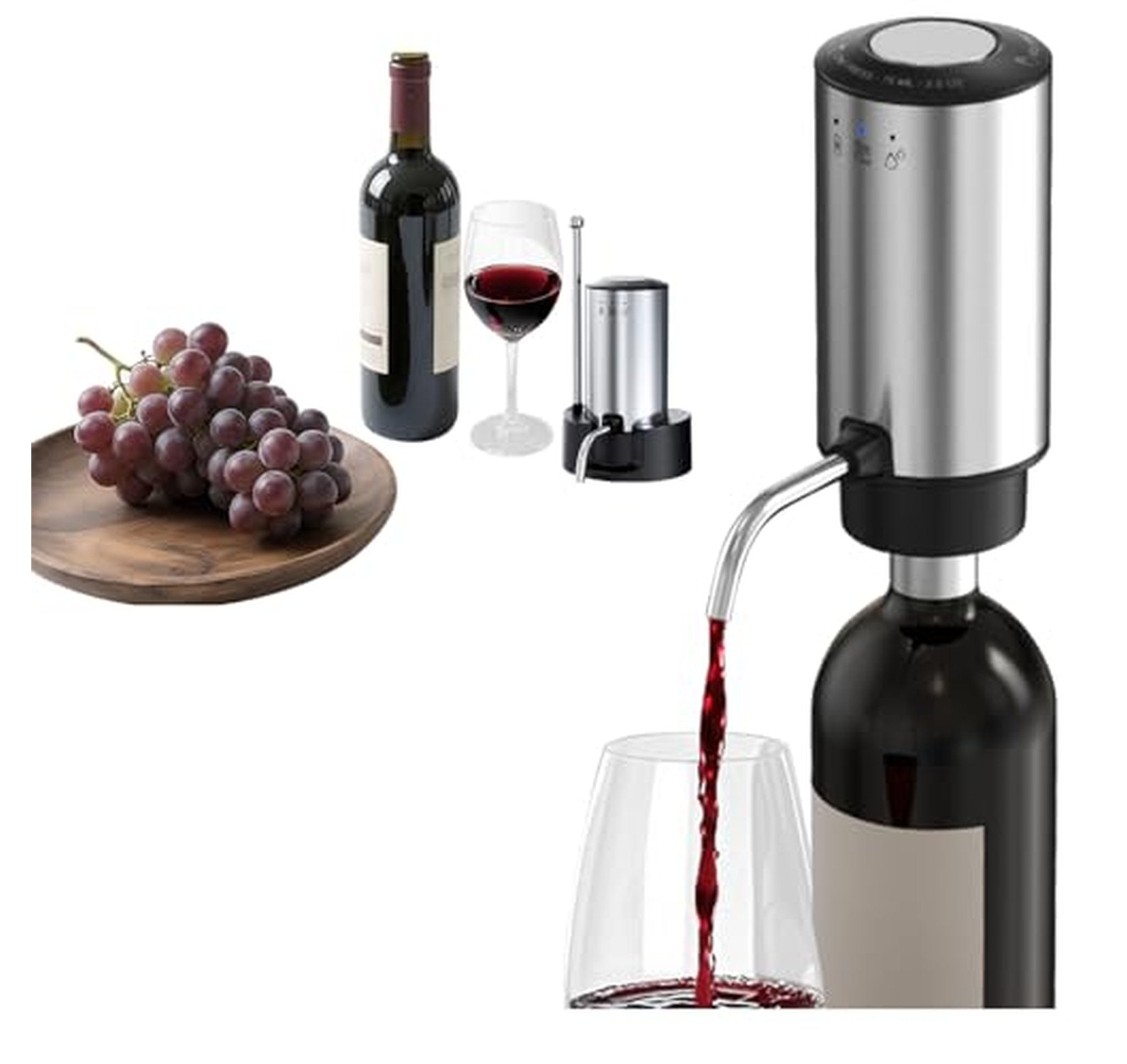 Rechargeable Electric Wine Aerator and Dispenser