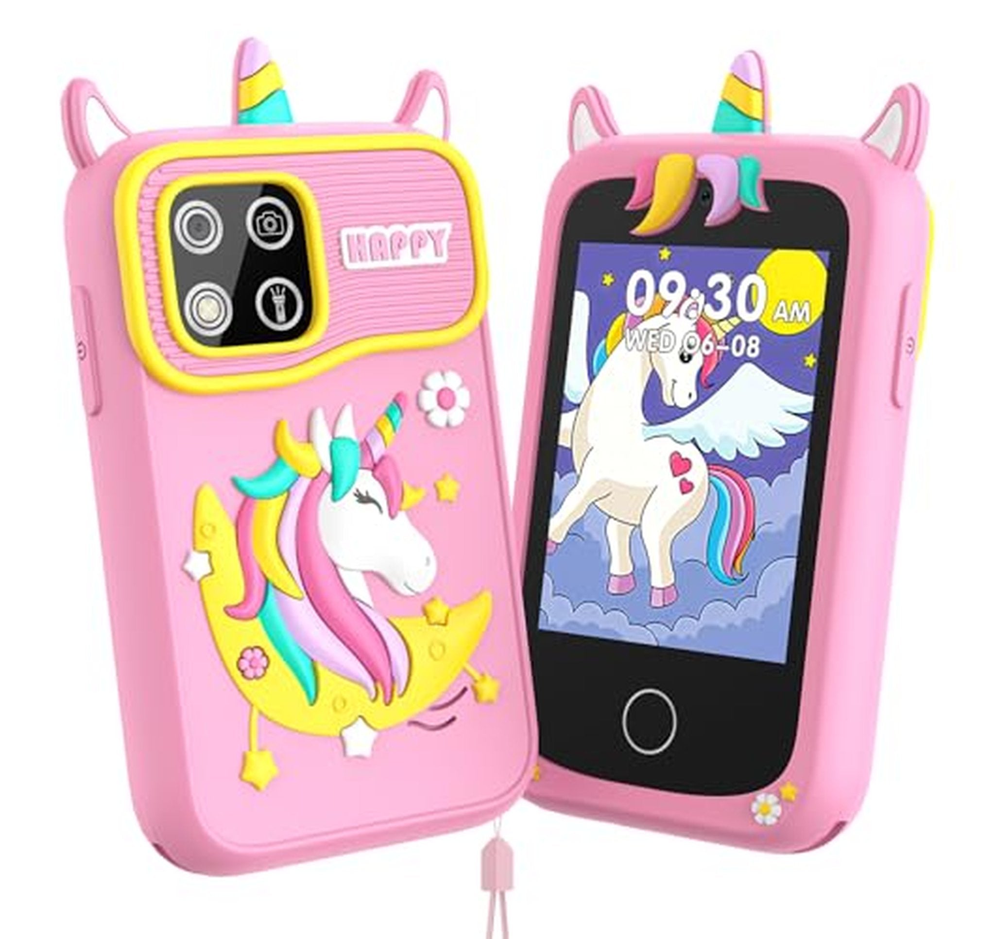 Kids Touchscreen Learning Toy Phone with Dual Cameras
