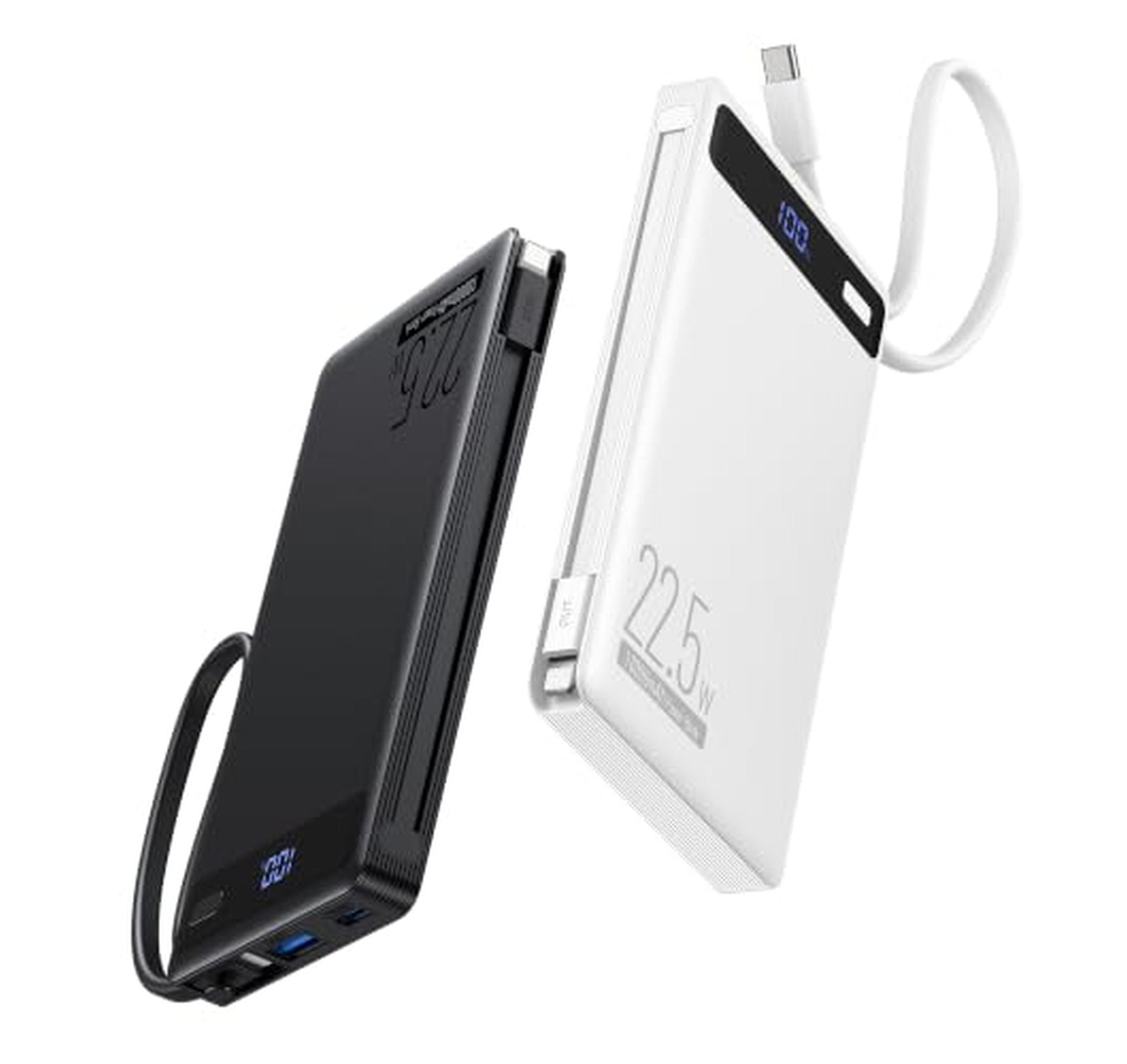 2 Pack 10000mAh 22.5W Portable Charger Power Banks