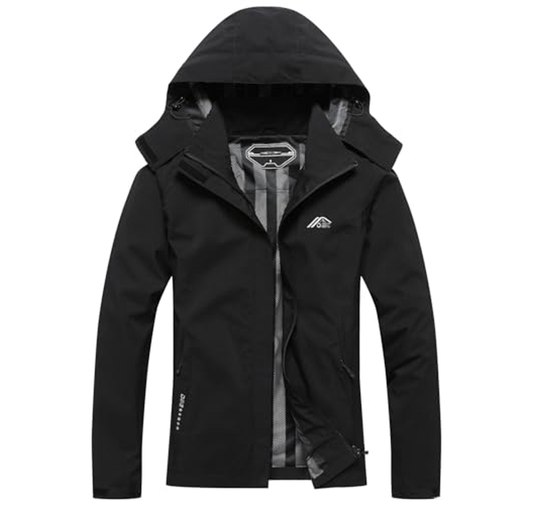 Lightweight Waterproof Women's Rain Jacket with Detachable Hood (12 Colors)