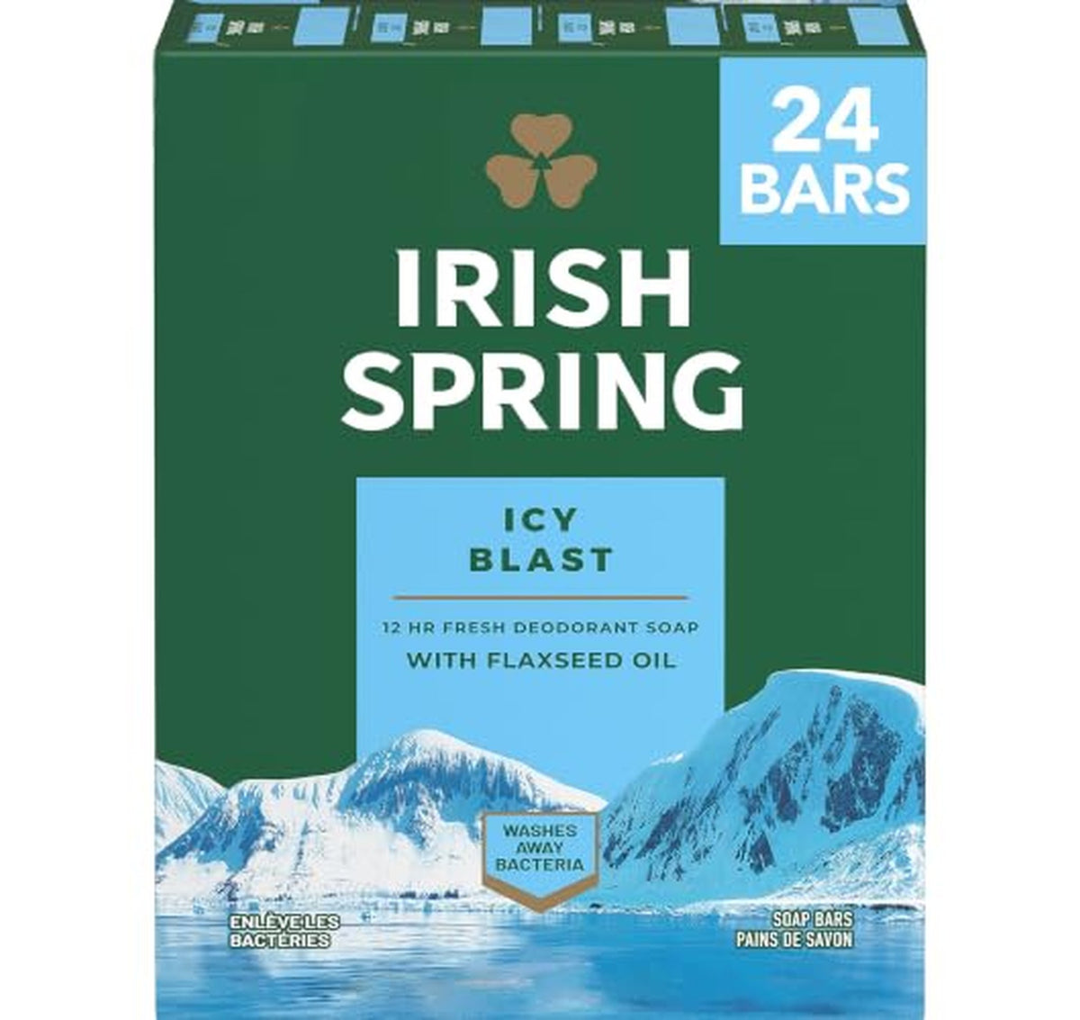 24 Pack Irish Spring Icy Blast Bar Soap