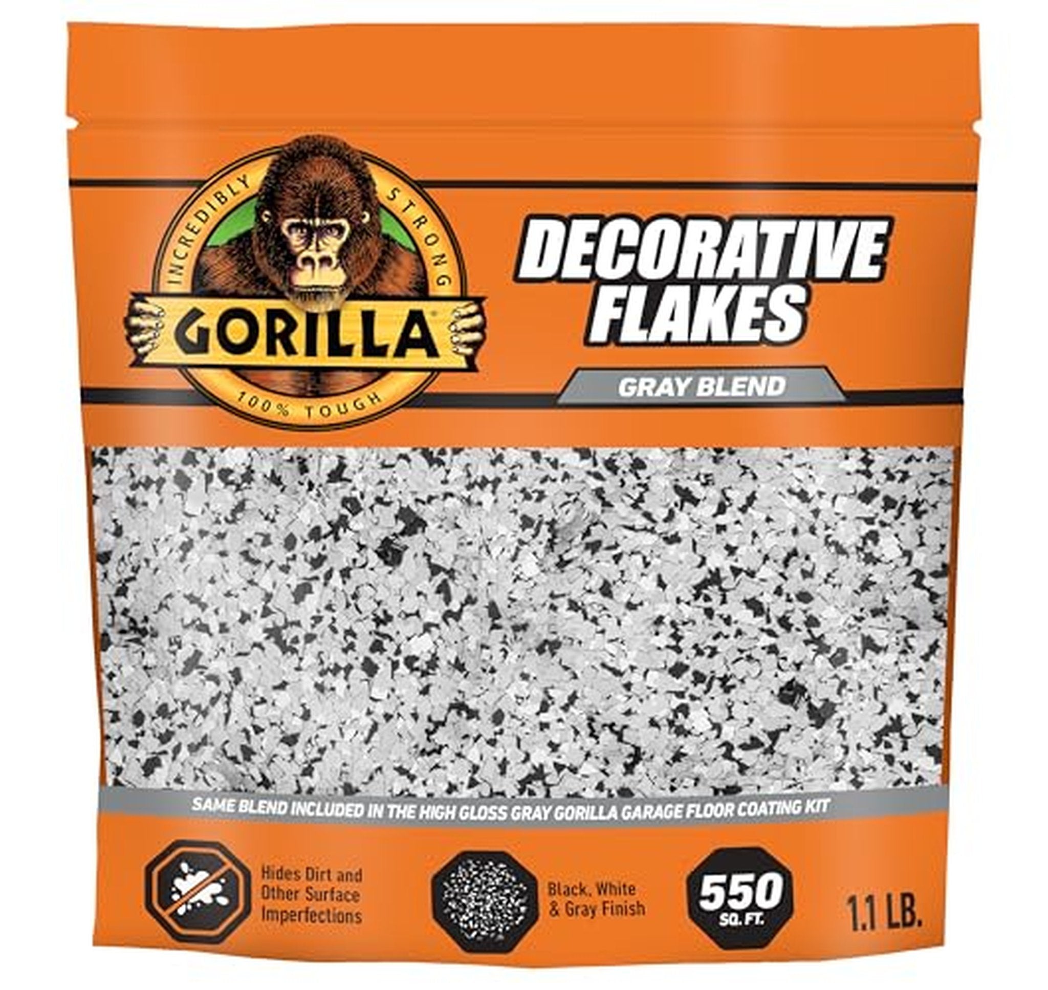 GORILLA Decorative Garage Floor Coating Flakes
