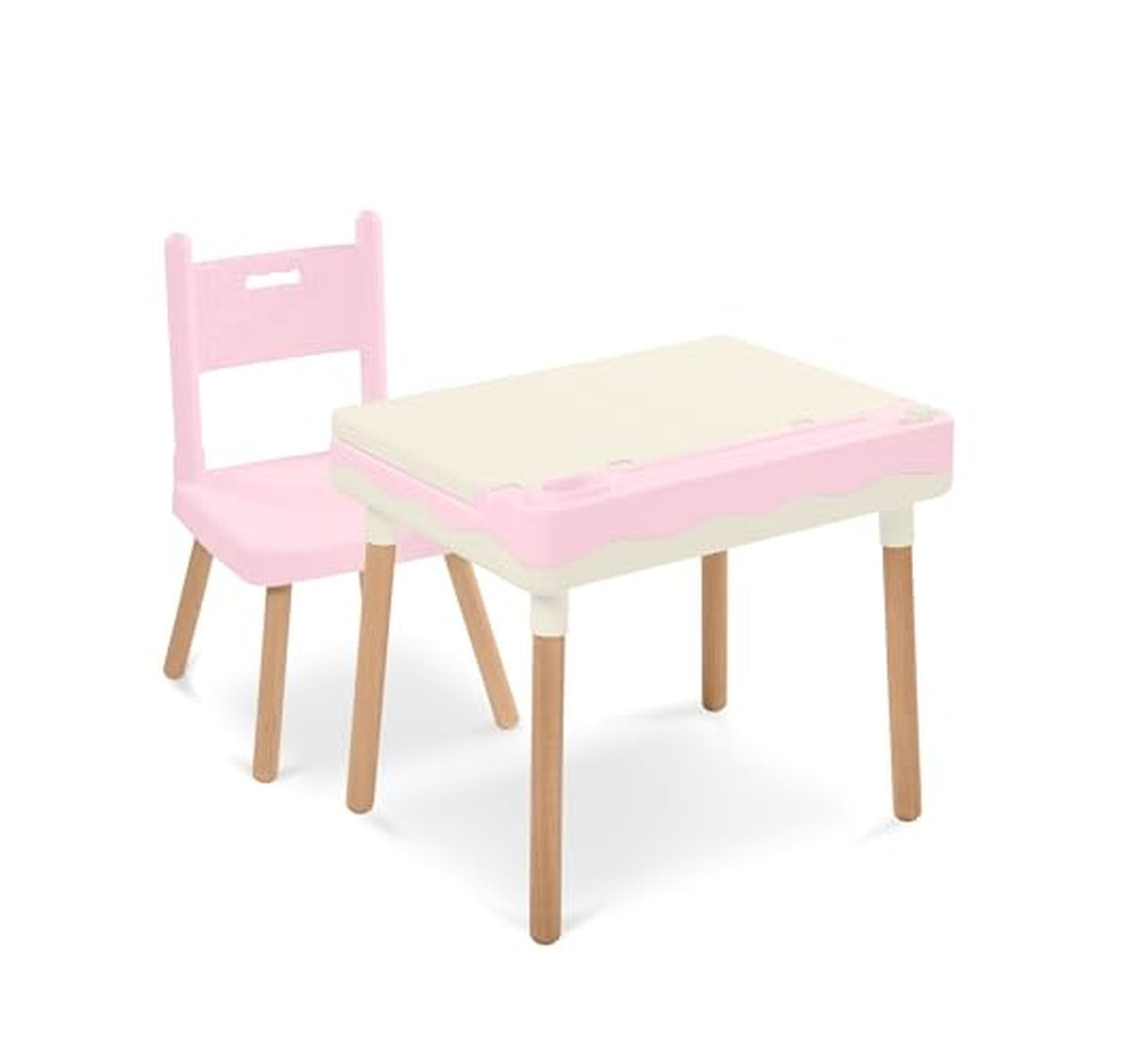 Kids Desk and Chair Set with Storage
