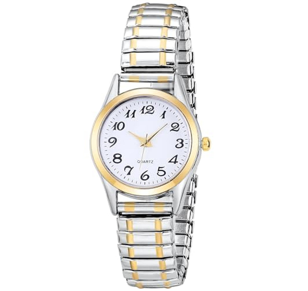 Ultra Thin Easy Reader Women’s Stretch Band Watch