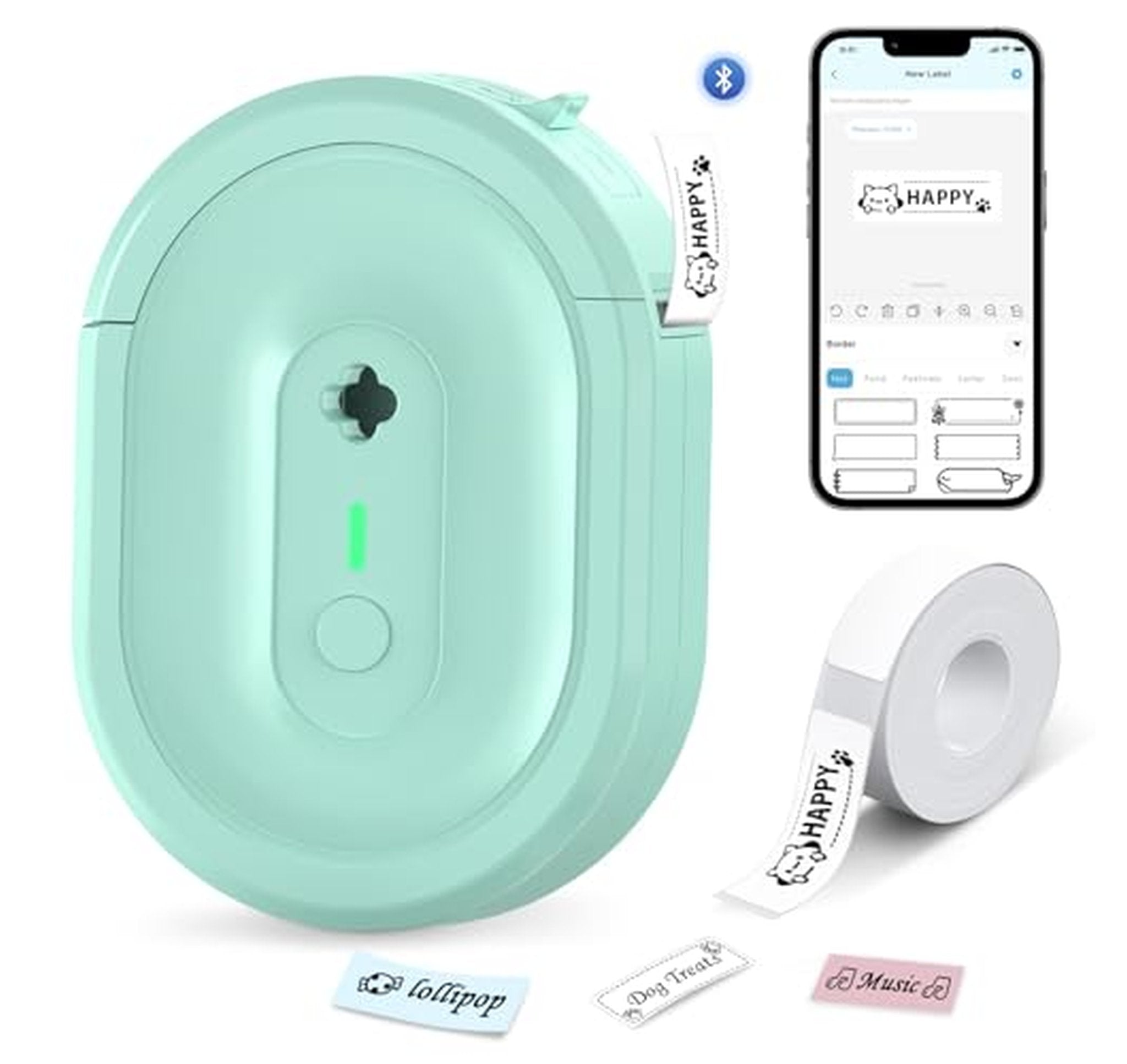 Bluetooth Mini Label Maker Machine with Tape