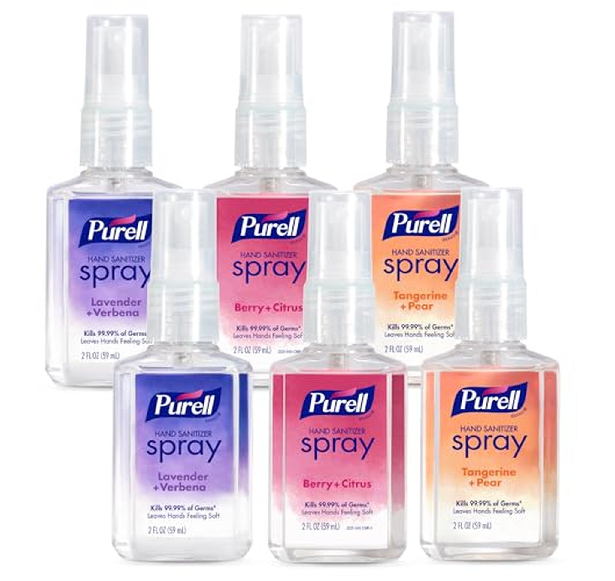 6 Pack Purell Essential Oil Hand Sanitizer Spray