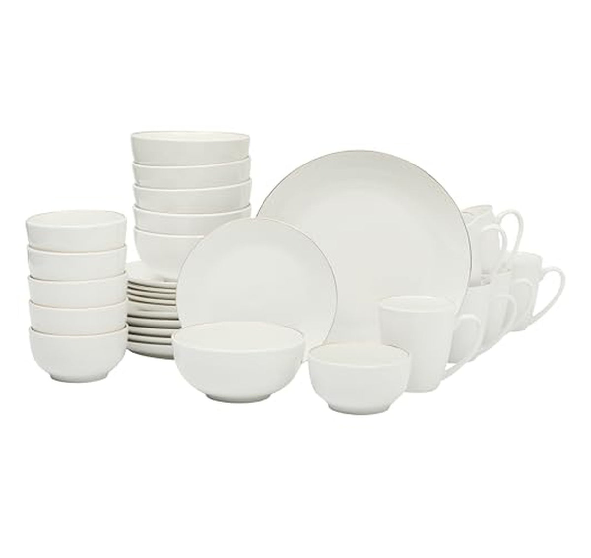30 Piece Gibson Home Porcelain Dinnerware Set