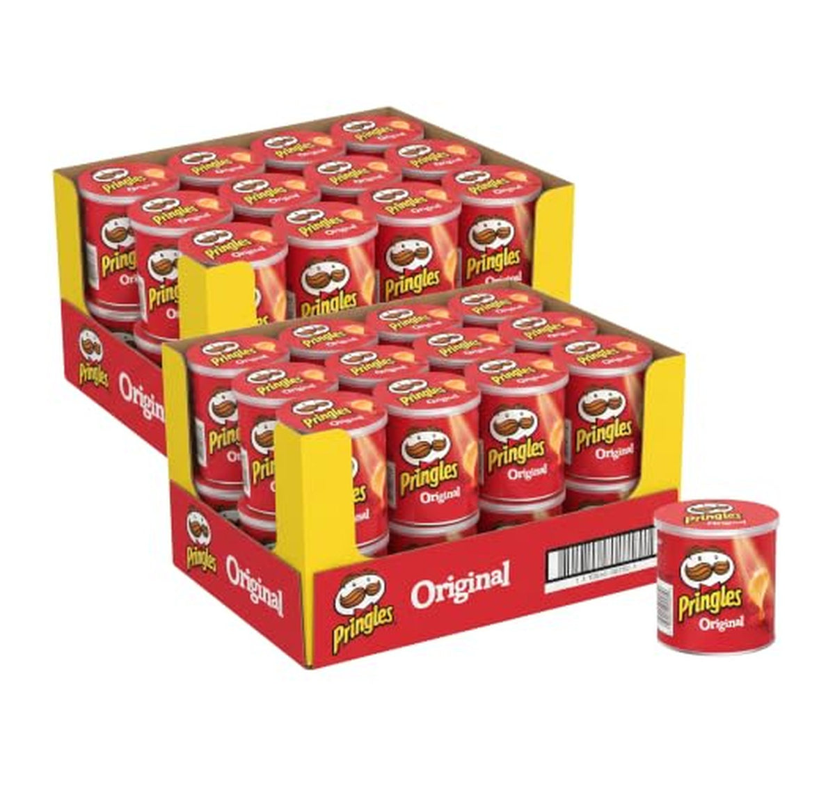 72 Pack Pringles Original Potato Crisps Chips