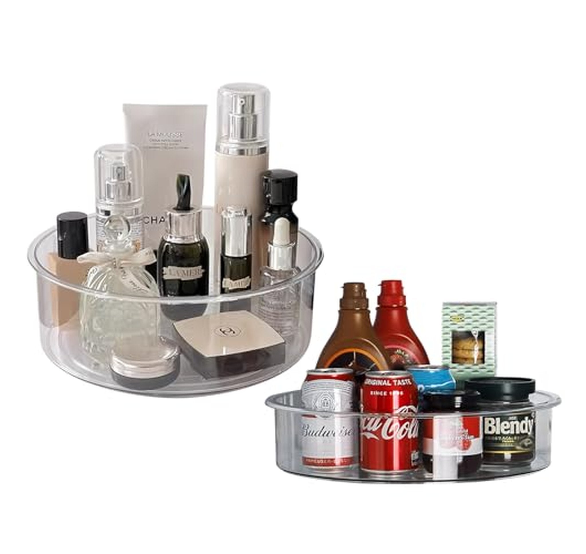2 Pack 11.5-Inch Rotating Lazy Susan Organizer