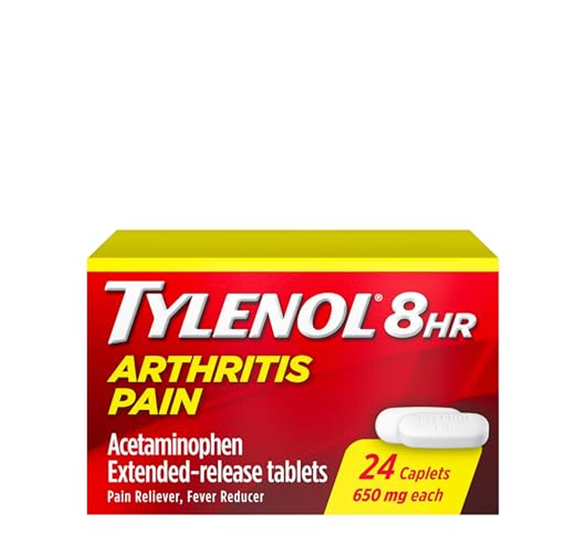 24 Count Tylenol 8 Hour Arthritis Pain Relief Tablets