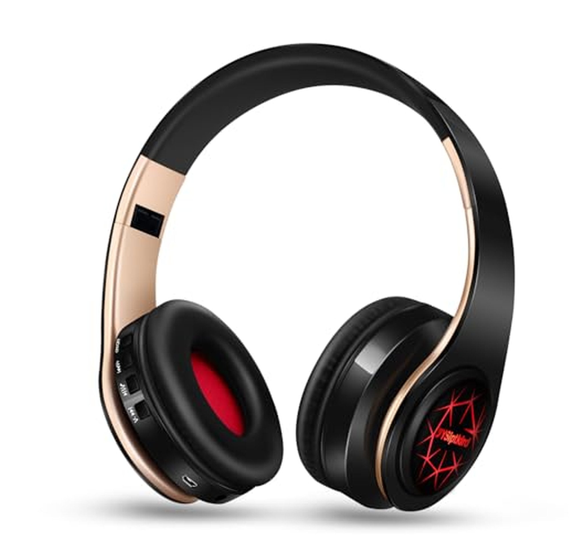 Wireless Over Ear Bluetooth Headphones with LED Lights