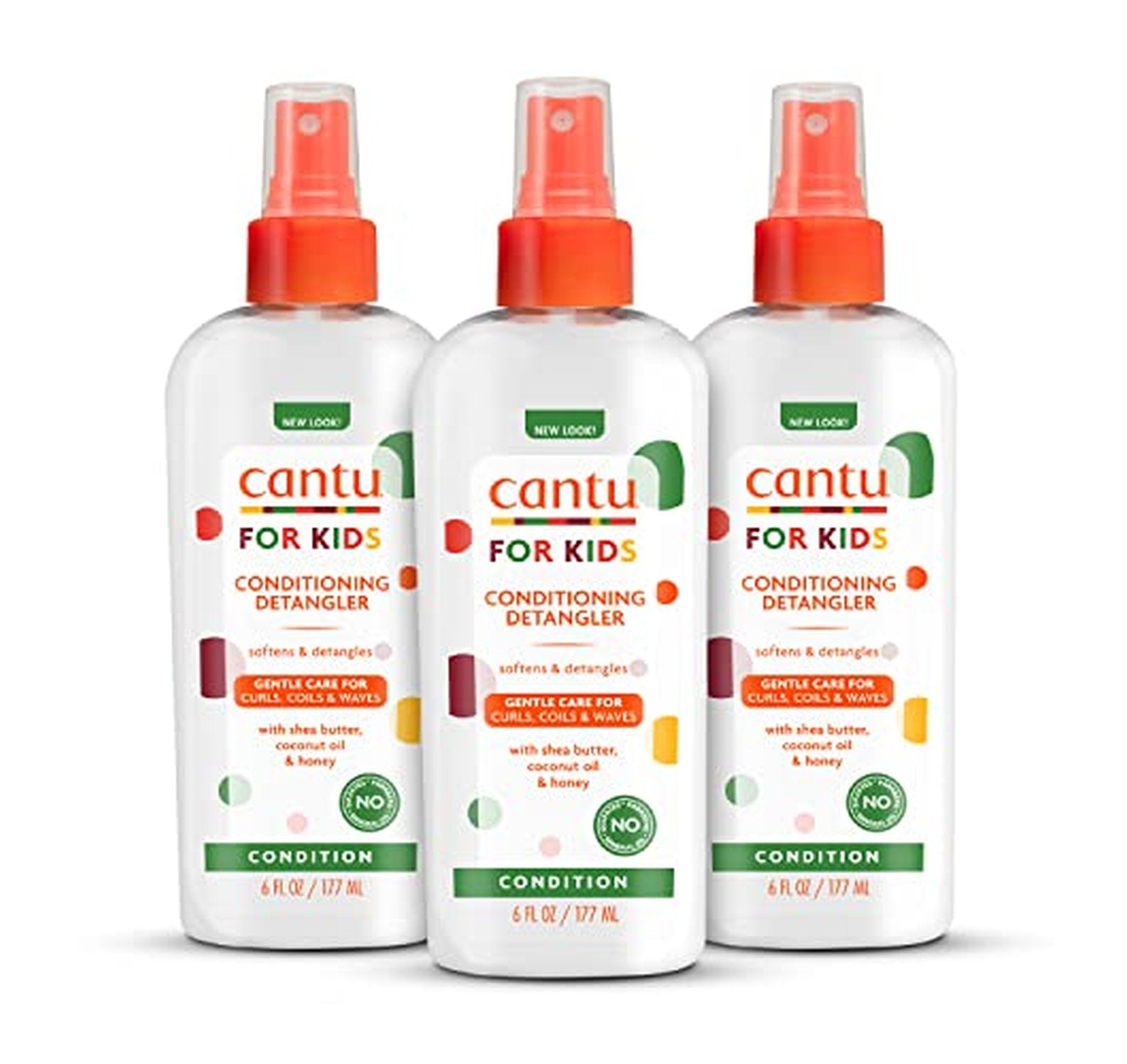 3 Pack Cantu Kids Conditioning Detangler 6 fl oz