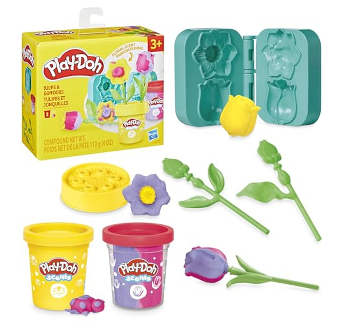 Play-Doh Tulips & Daffodils Flower Craft Kit
