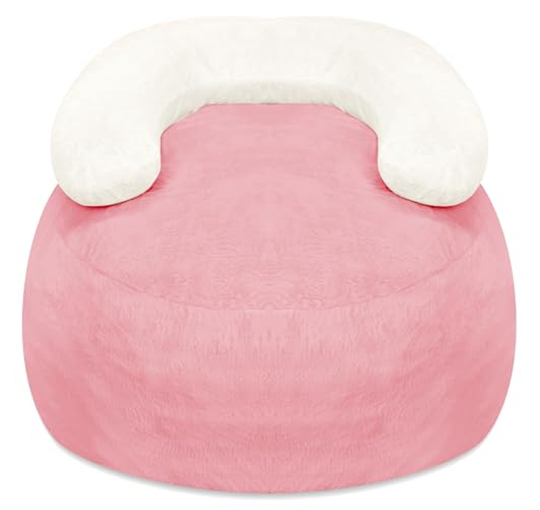 Oversized Faux Fur Bean Bag Sofa with Pillow