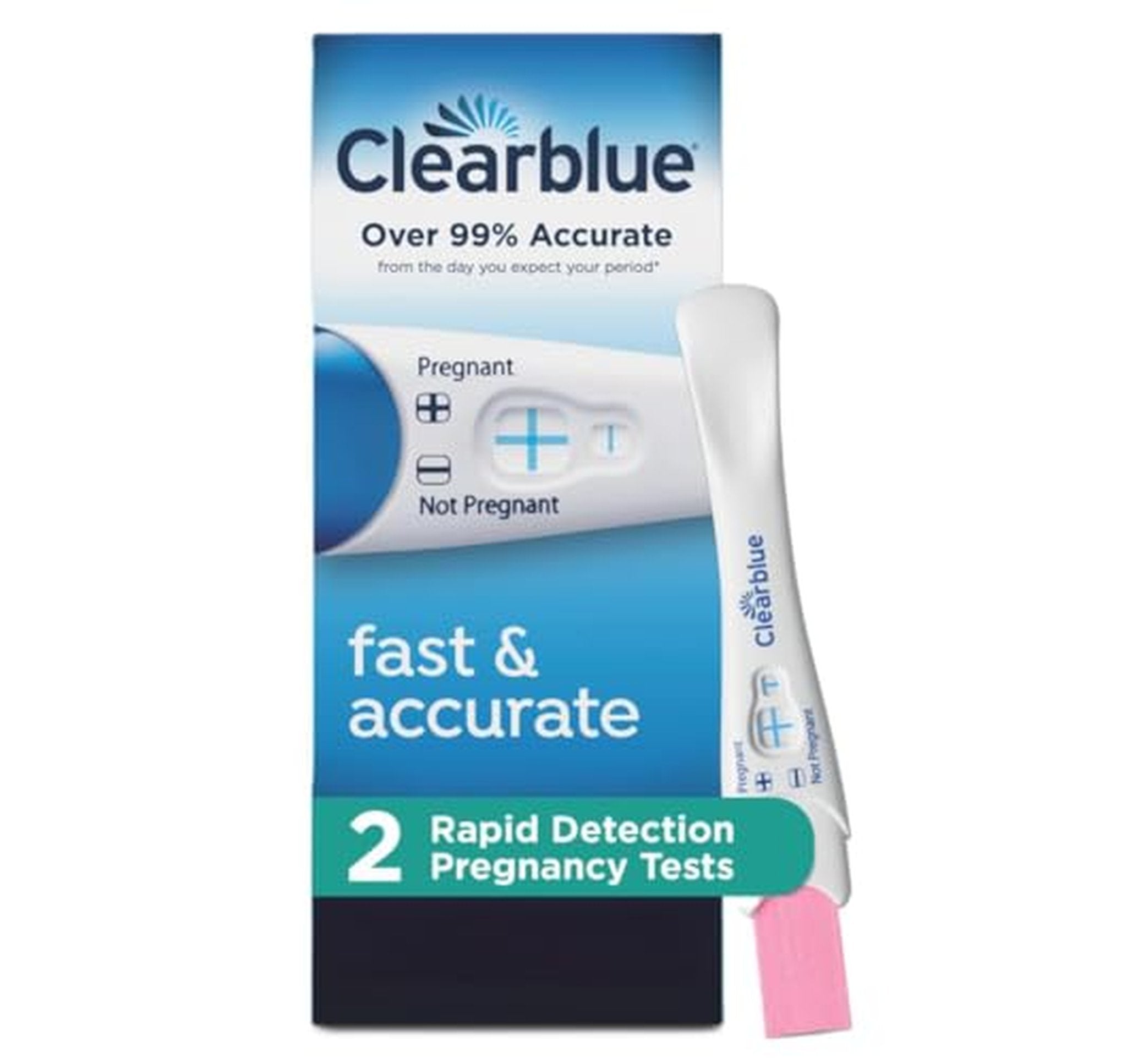 2 Pack Clearblue Rapid Detection Pregnancy Tests