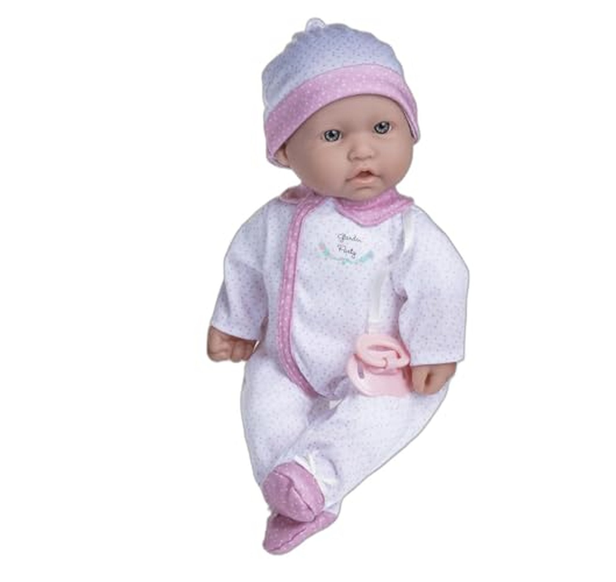 16-Inch Soft Baby Doll with Pacifier and Bottle