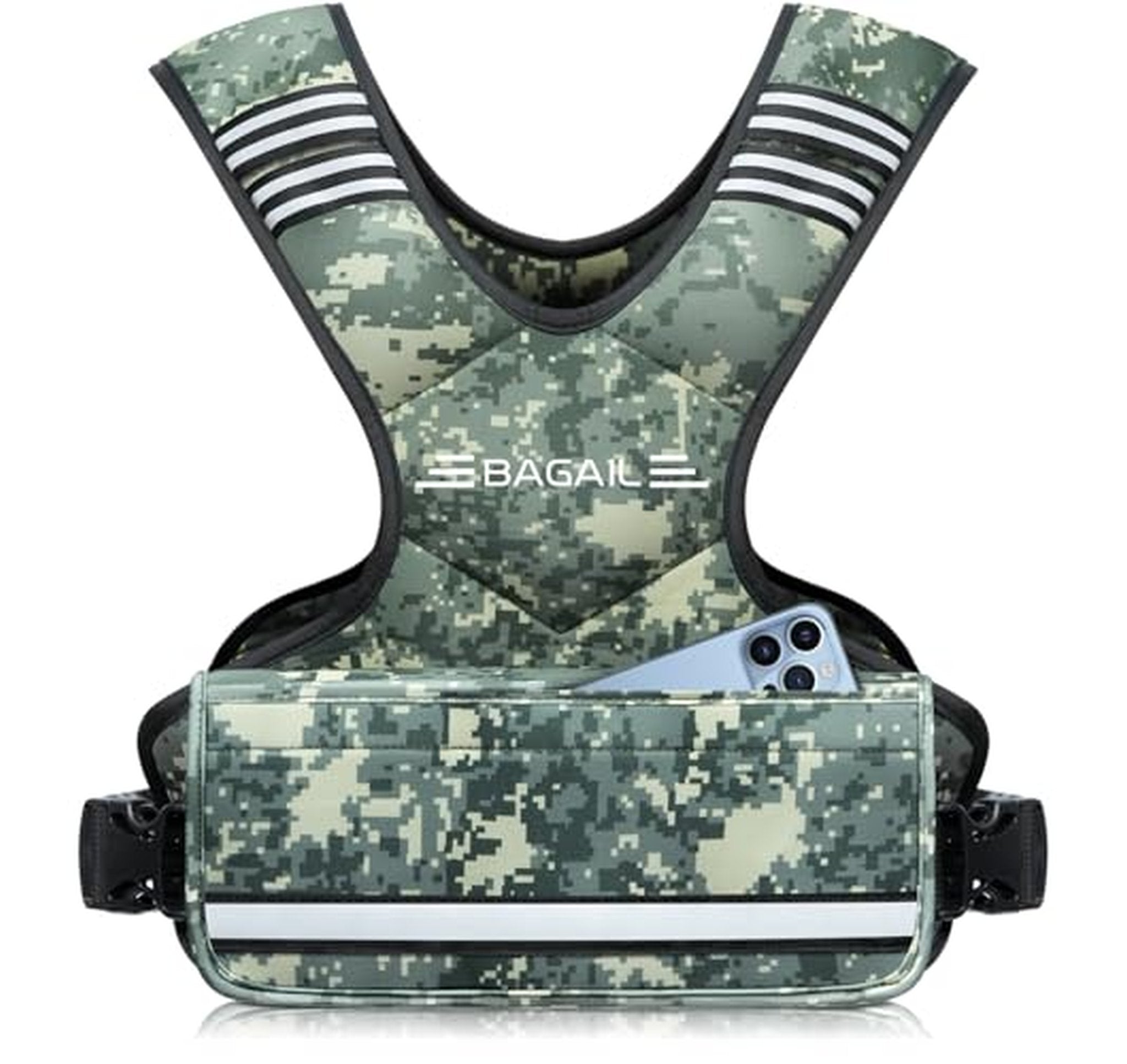 Adjustable Weighted Vest with Removable Weights