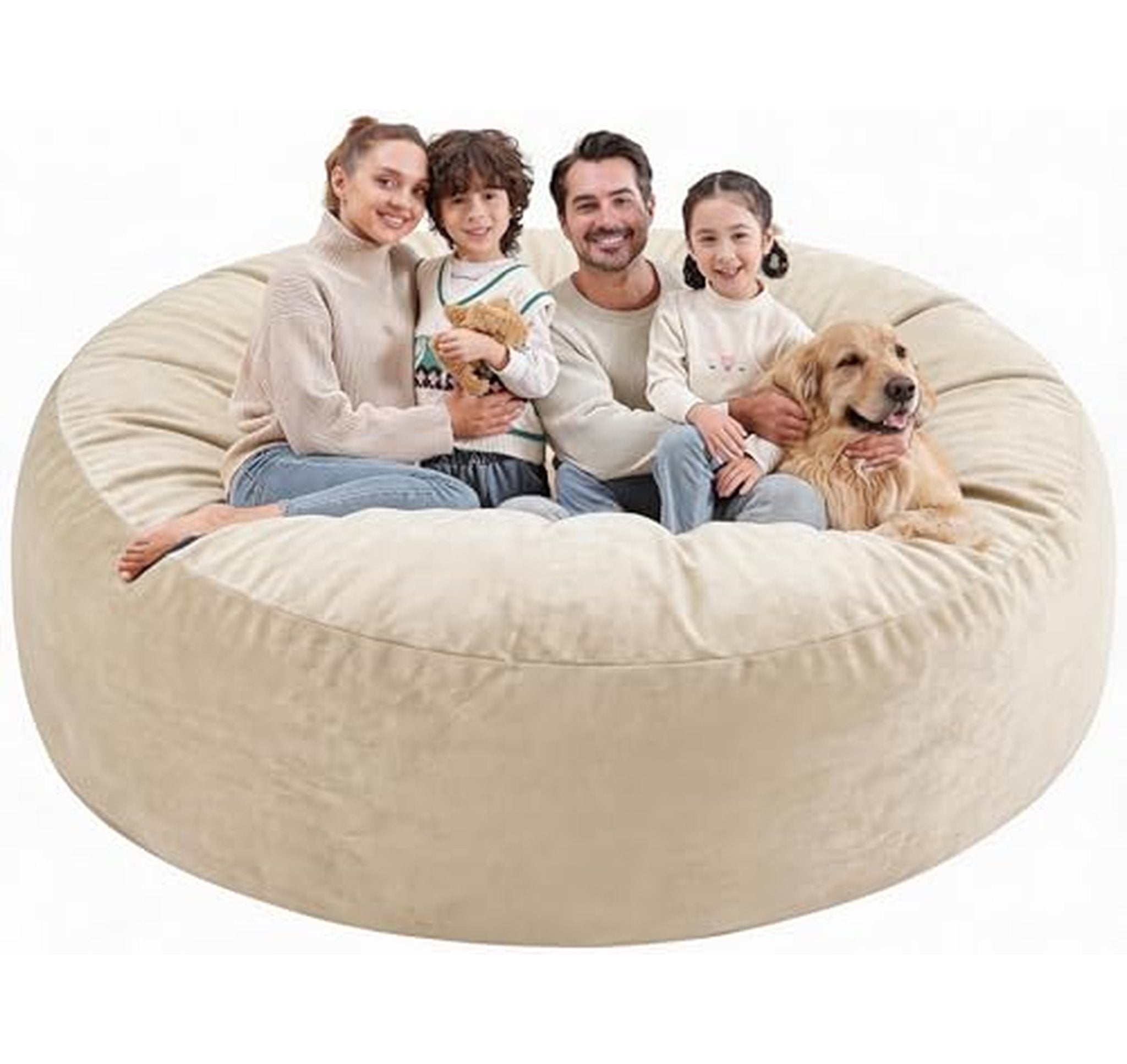 7FT Memory Foam Bean Bag Chair Sofa