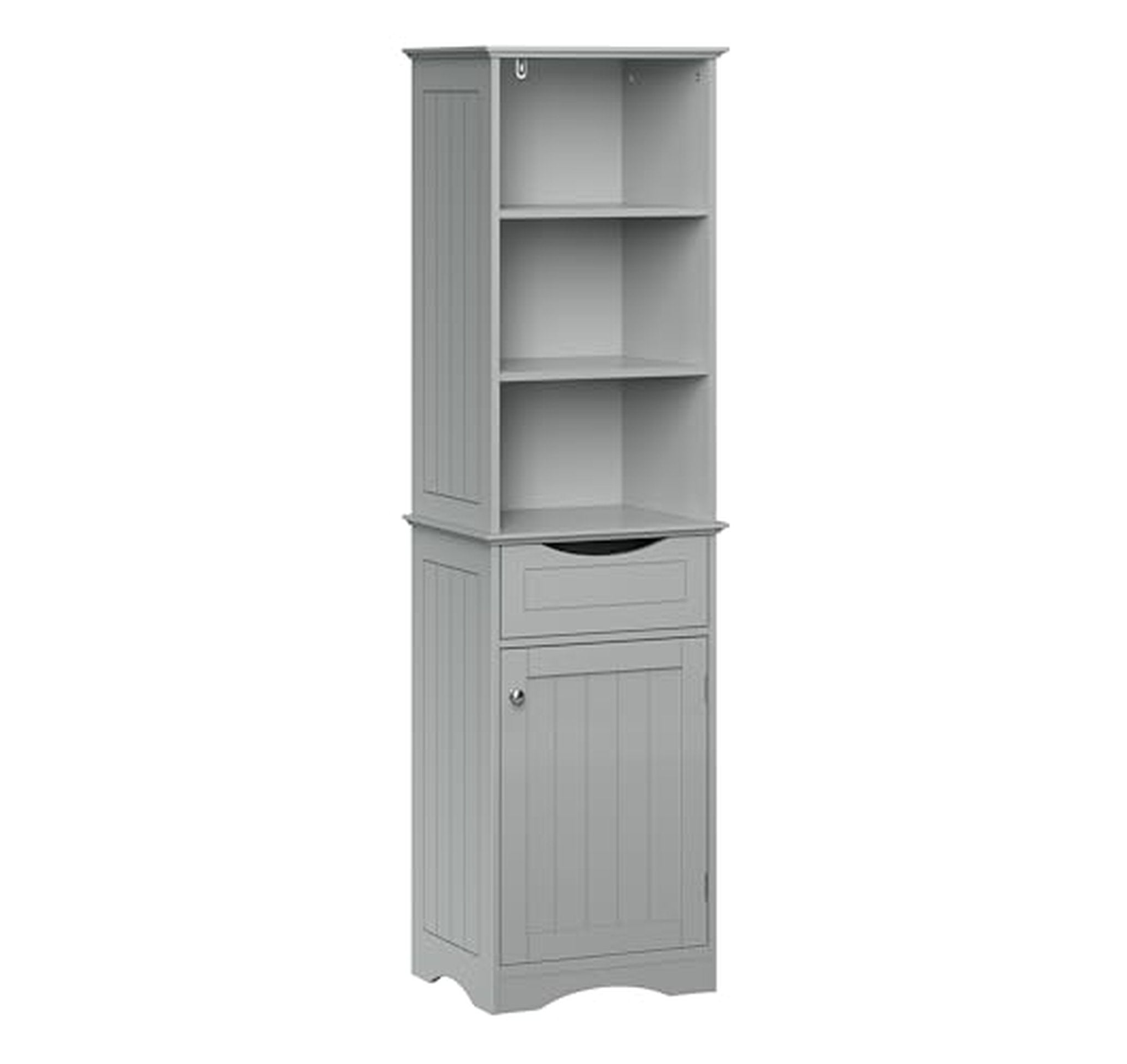 Bathroom Freestanding Storage Cabinet with Shelves and Drawer