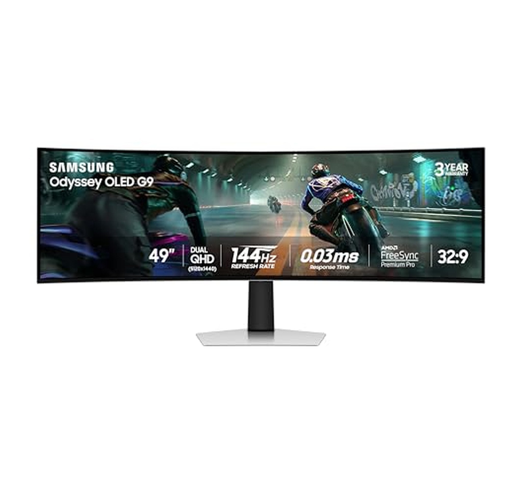 Samsung 49-Inch Odyssey OLED G9 Curved Gaming Monitor