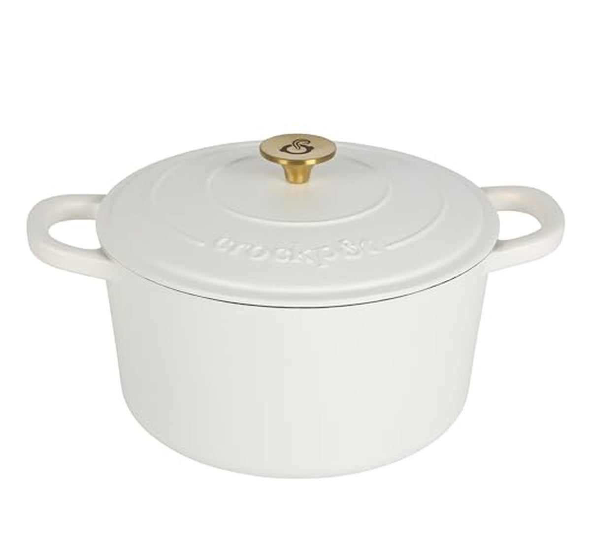 Crock-Pot 7-Quart Enameled Cast Iron Dutch Oven