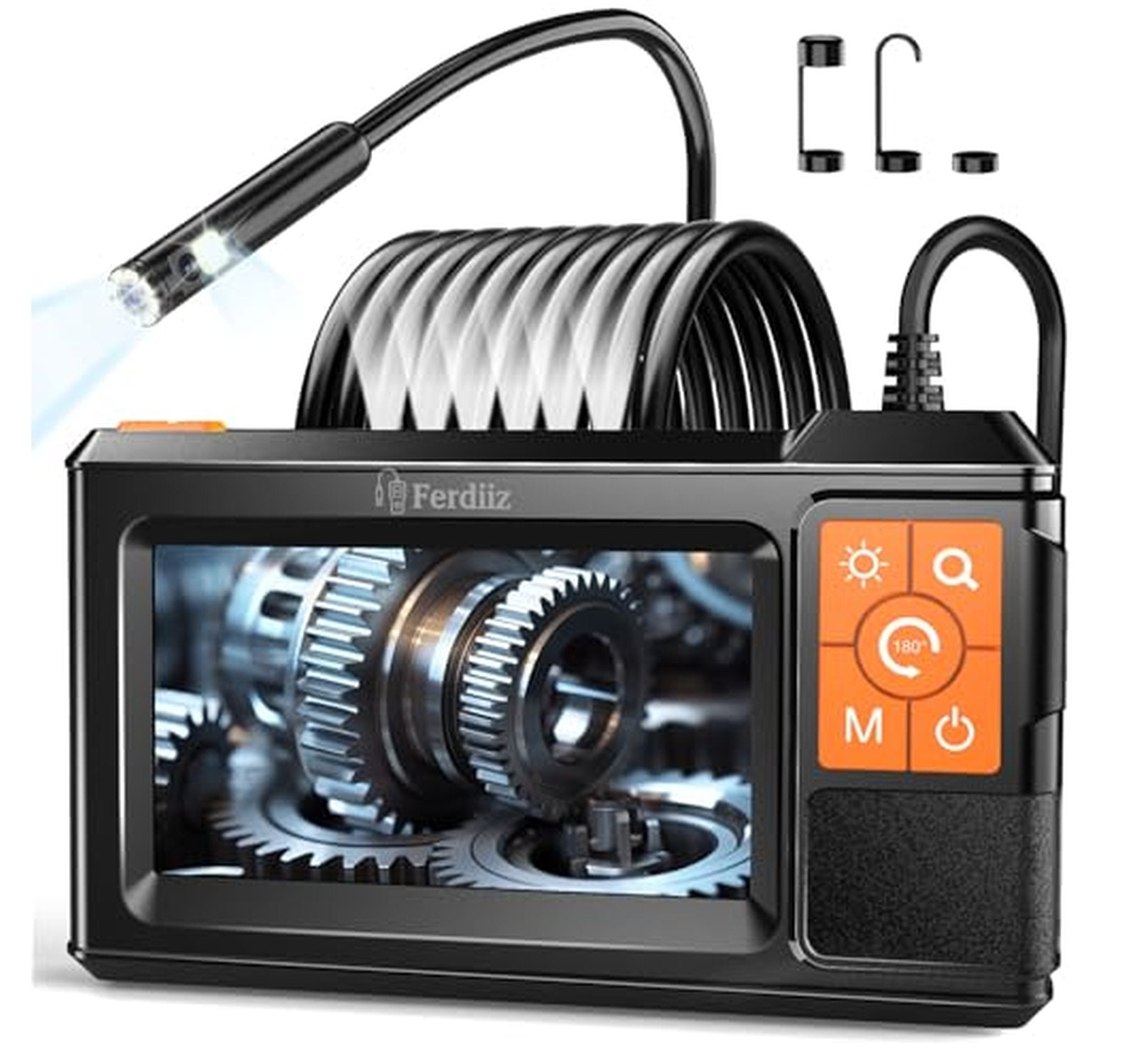 1920P Dual Lens Endoscope Camera with Screen
