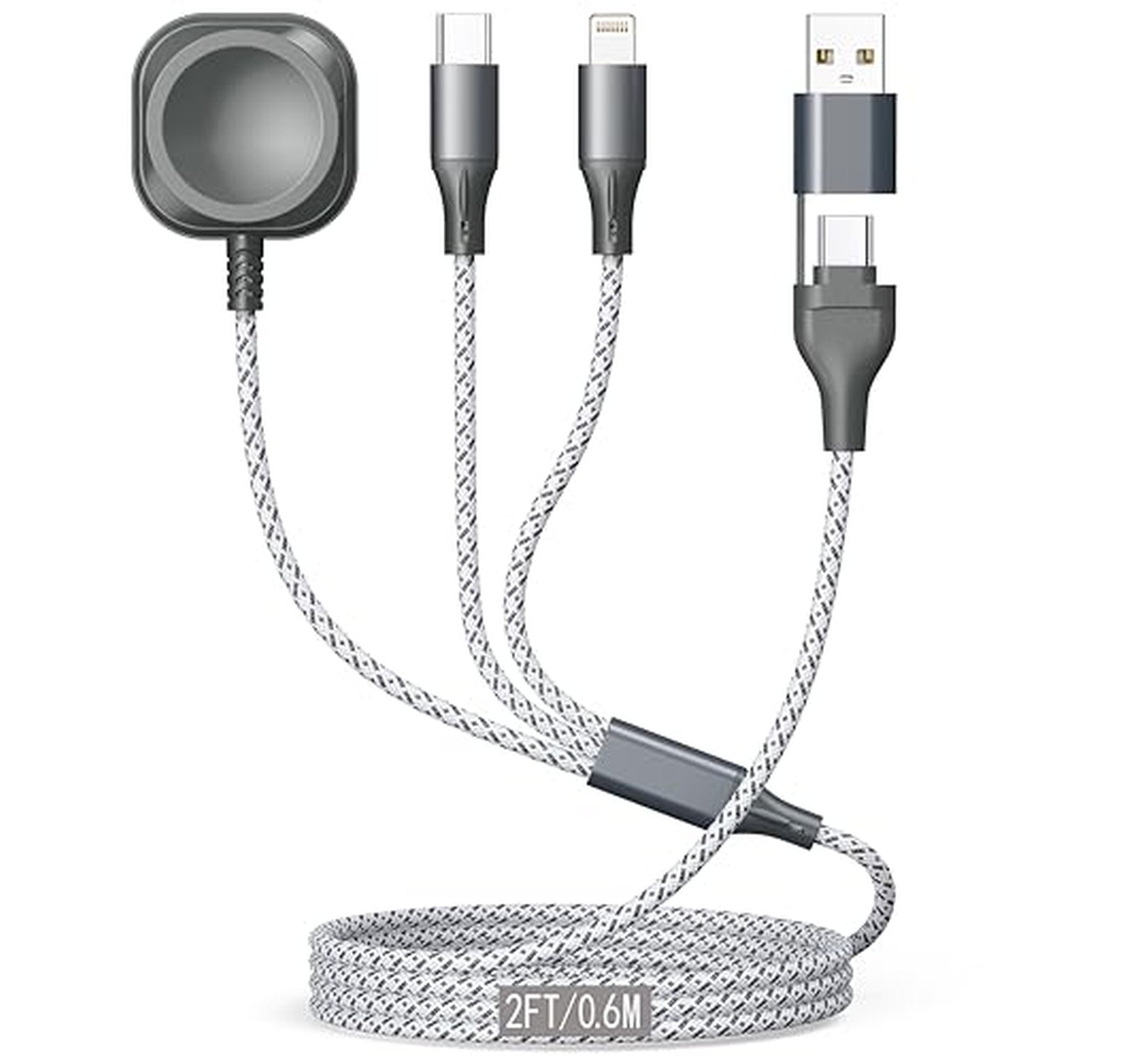 3-in-1 USB A/C Fast Charging Cable