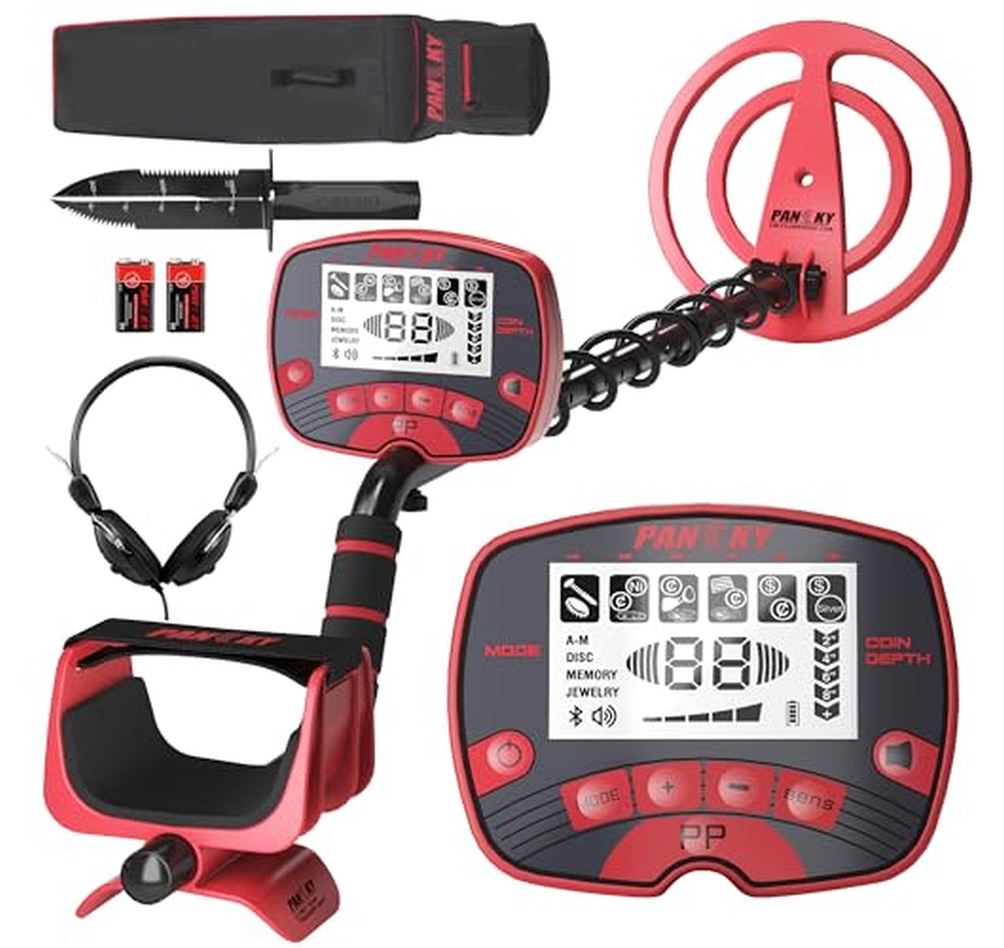 Waterproof High-Accuracy Metal Detector with LCD Display