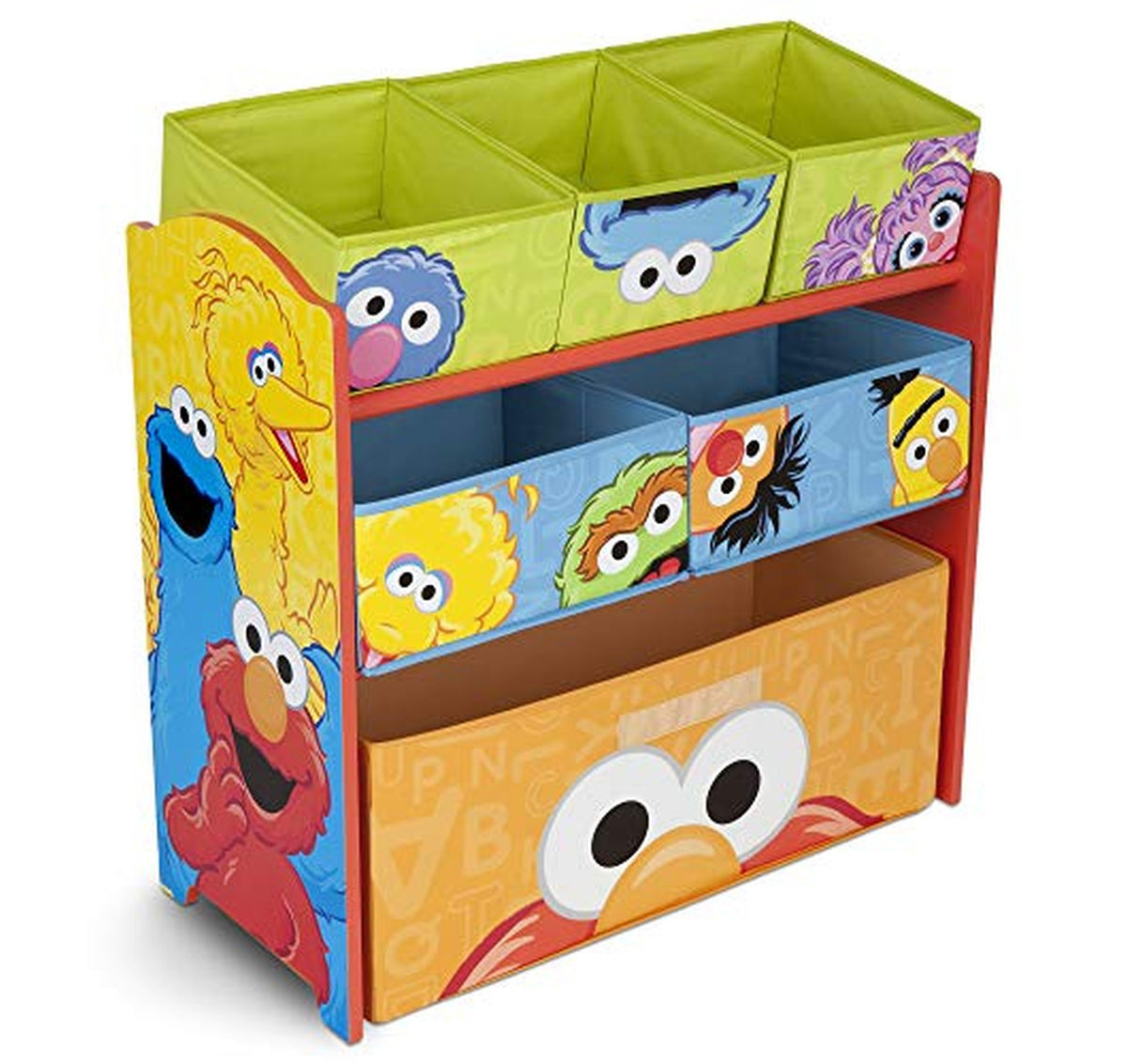 Delta Children Sesame Street 6 Bin Toy Organizer