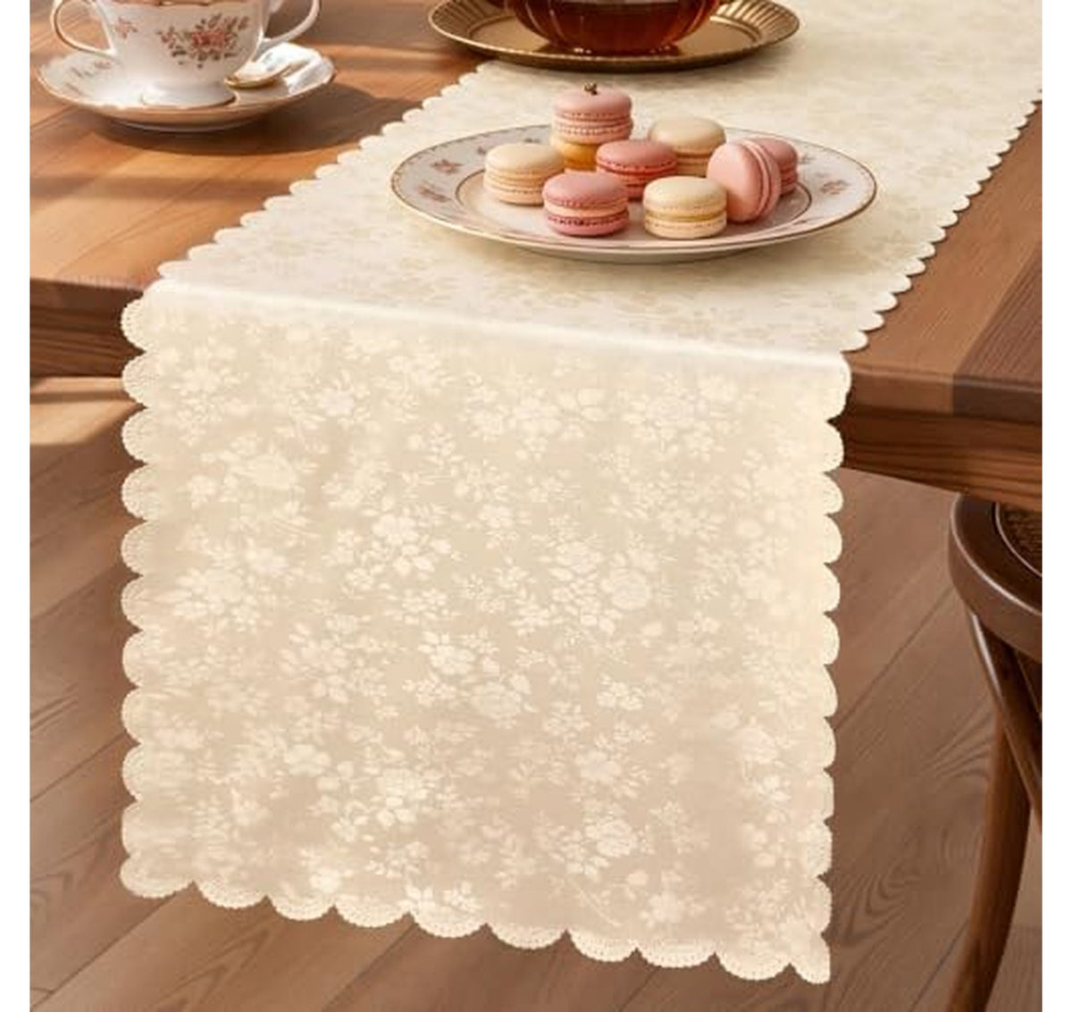 Waterproof Heavy Duty Vinyl Table Runner 12 x 72