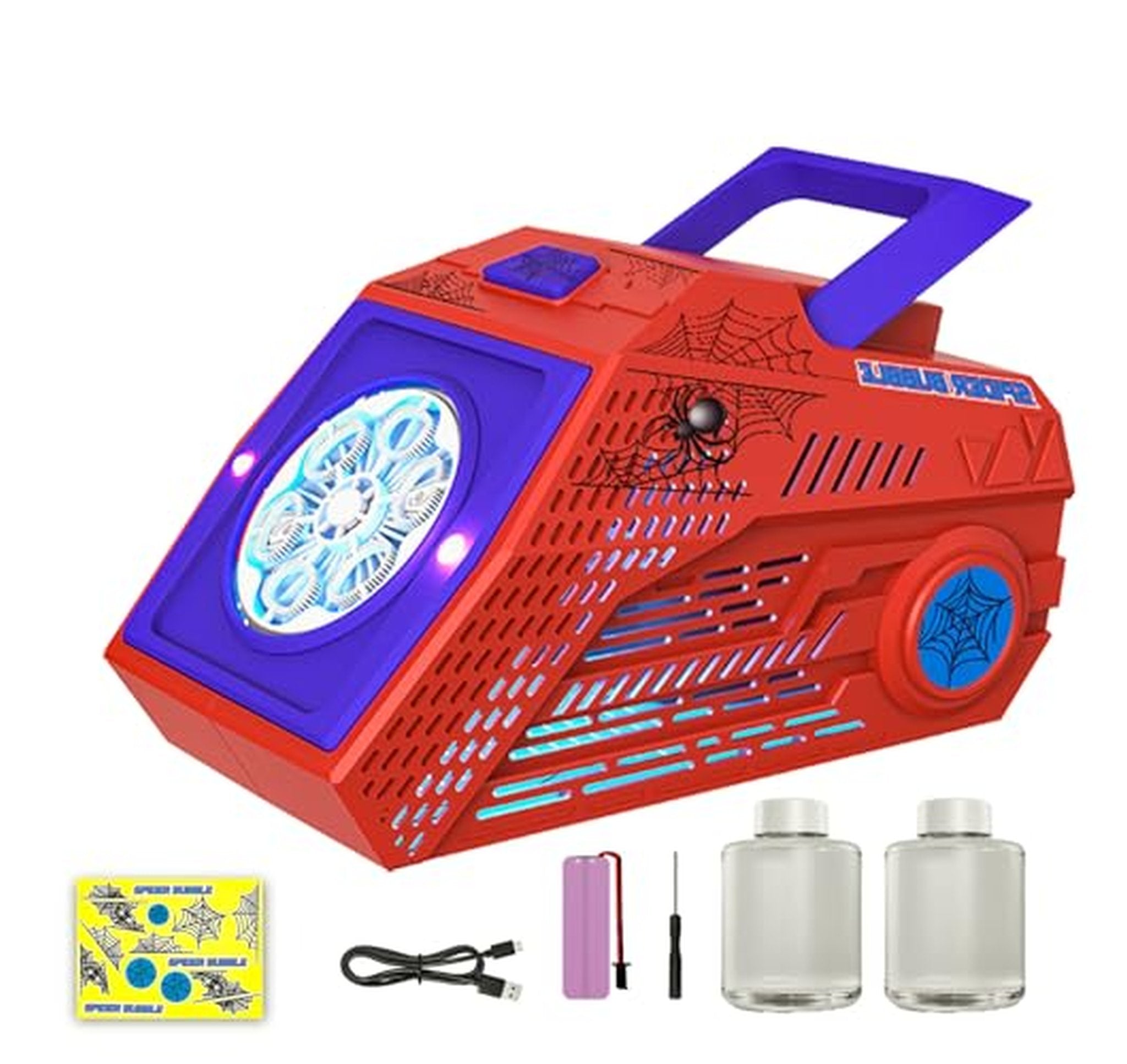 Automatic Battery Bubble Machine with Bubble Solution