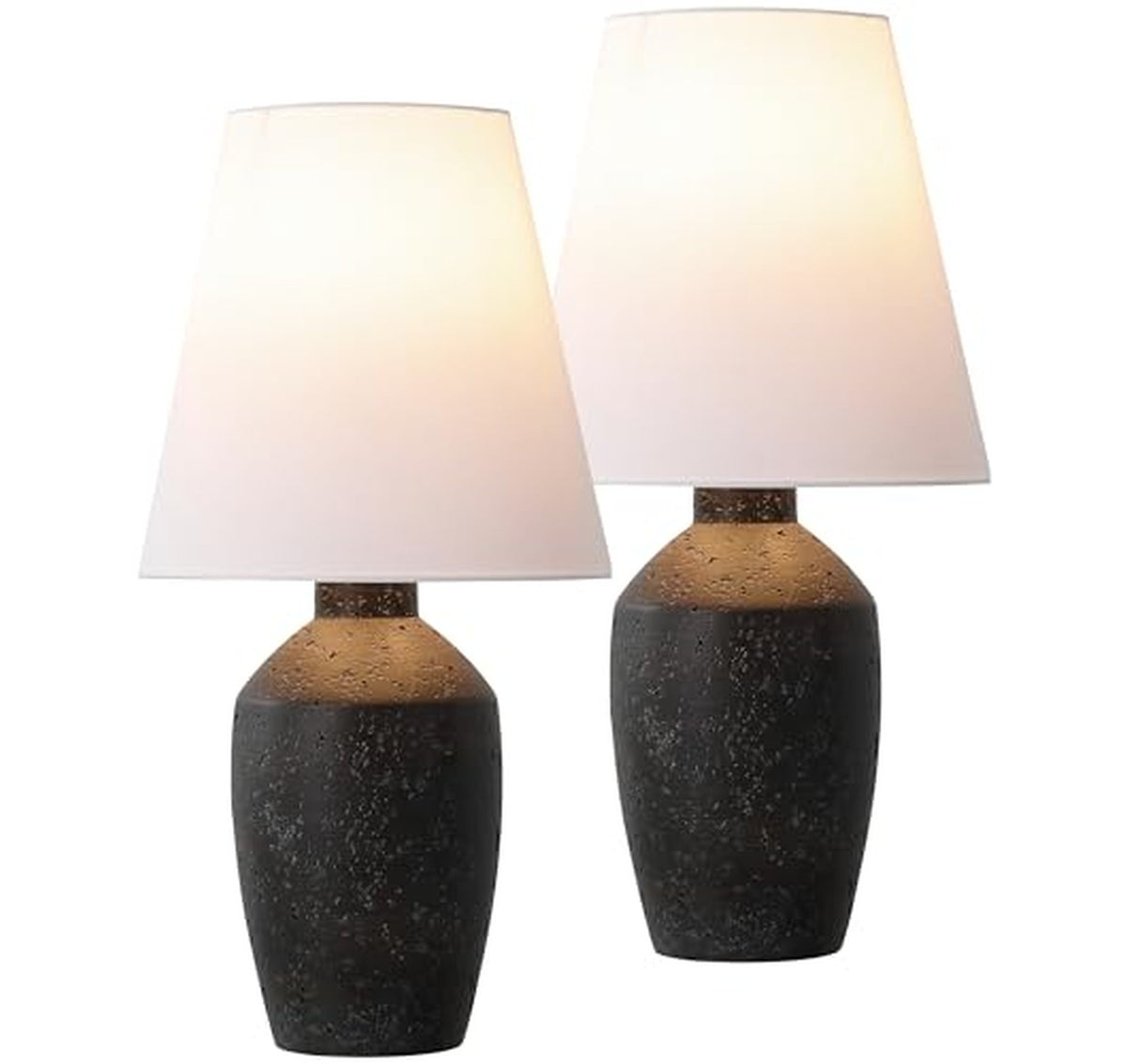2 Pack Ginger Jar Table Lamps
