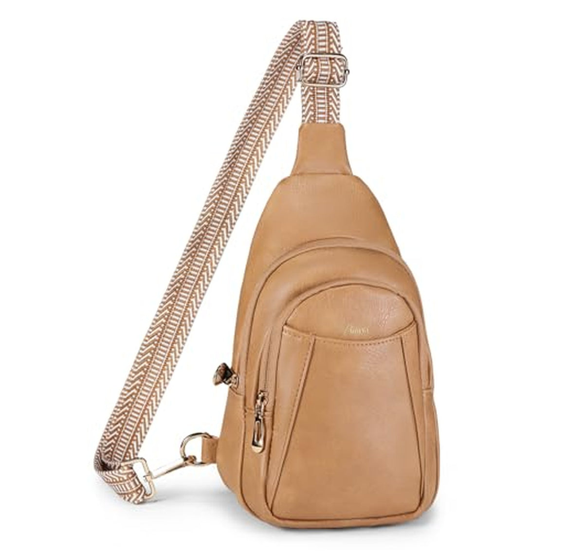 Anti Theft RFID Blocking Vegan Leather Sling Bag