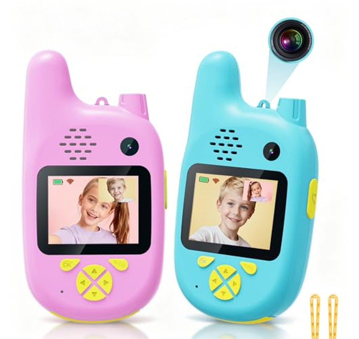 2 Pack Kids Walkie Talkie Toy Radios