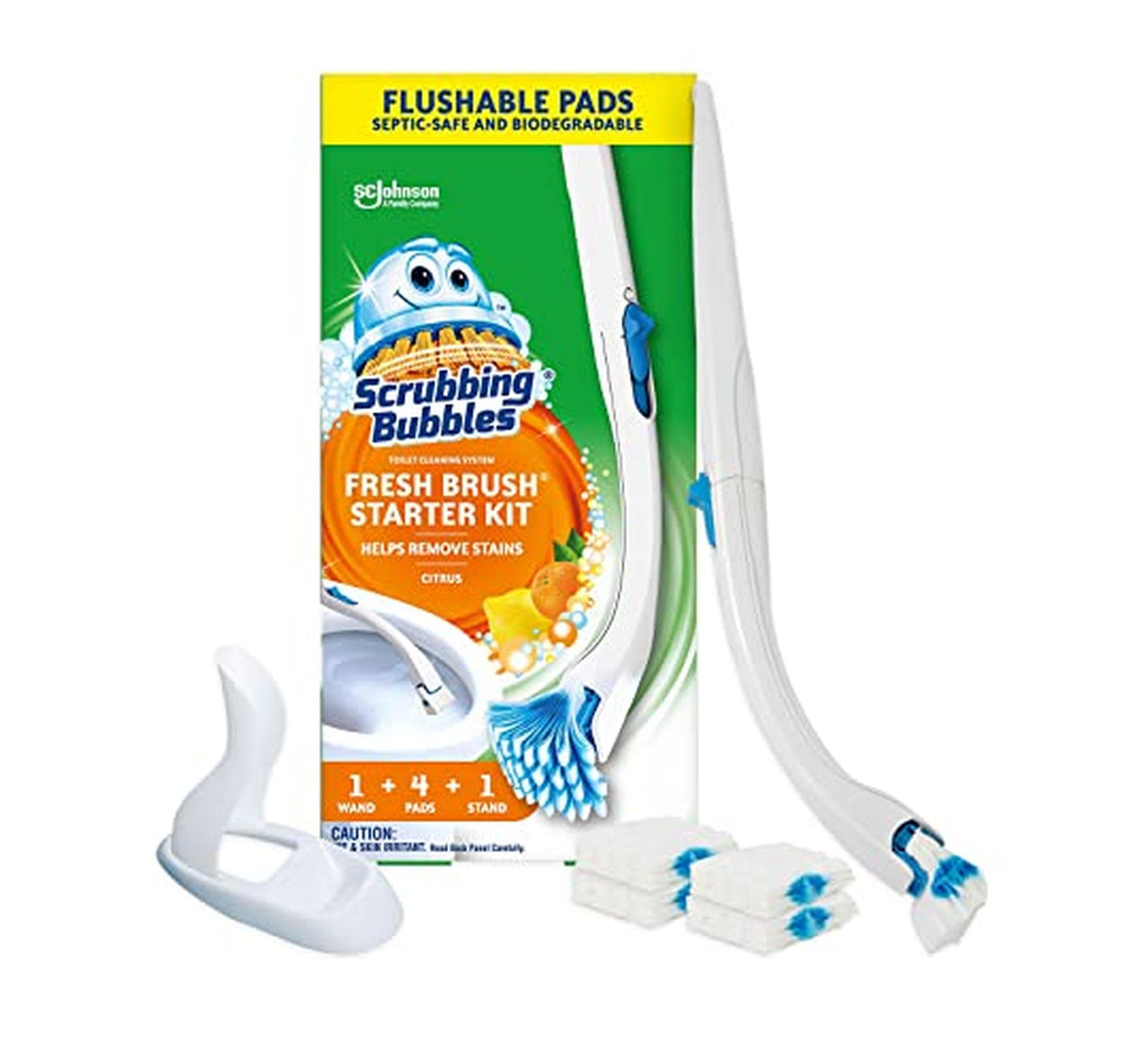 Scrubbing Bubbles Fresh Brush Toilet Bowl Cleaner Kit